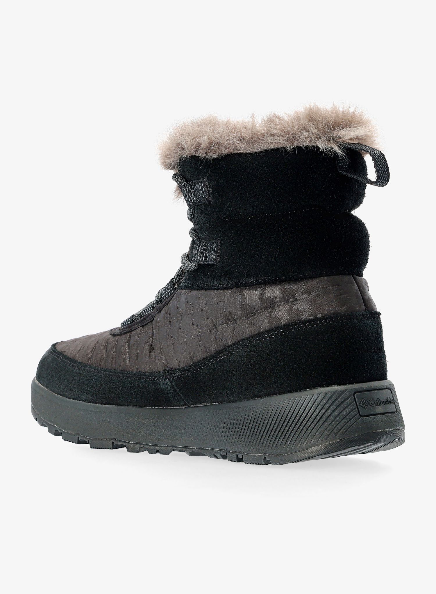 Ženski zimski čevlji Columbia Slopeside Peak Luxe - black/graphite