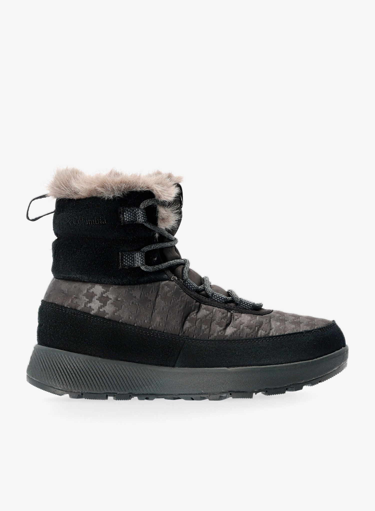 Ženski zimski čevlji Columbia Slopeside Peak Luxe - black/graphite
