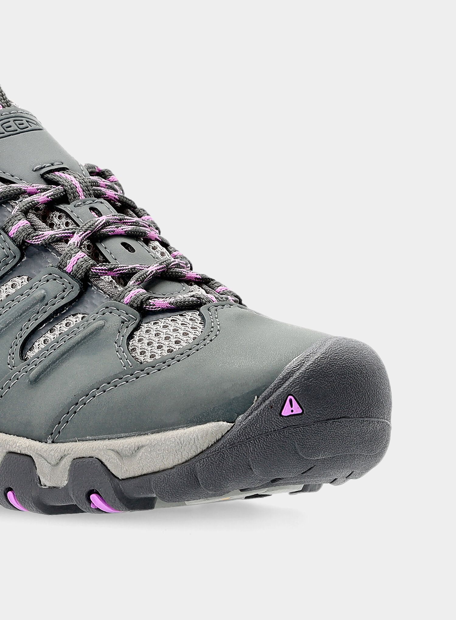 Ženski pohodniški čevlji Keen Koven WP - steel grey/african violet