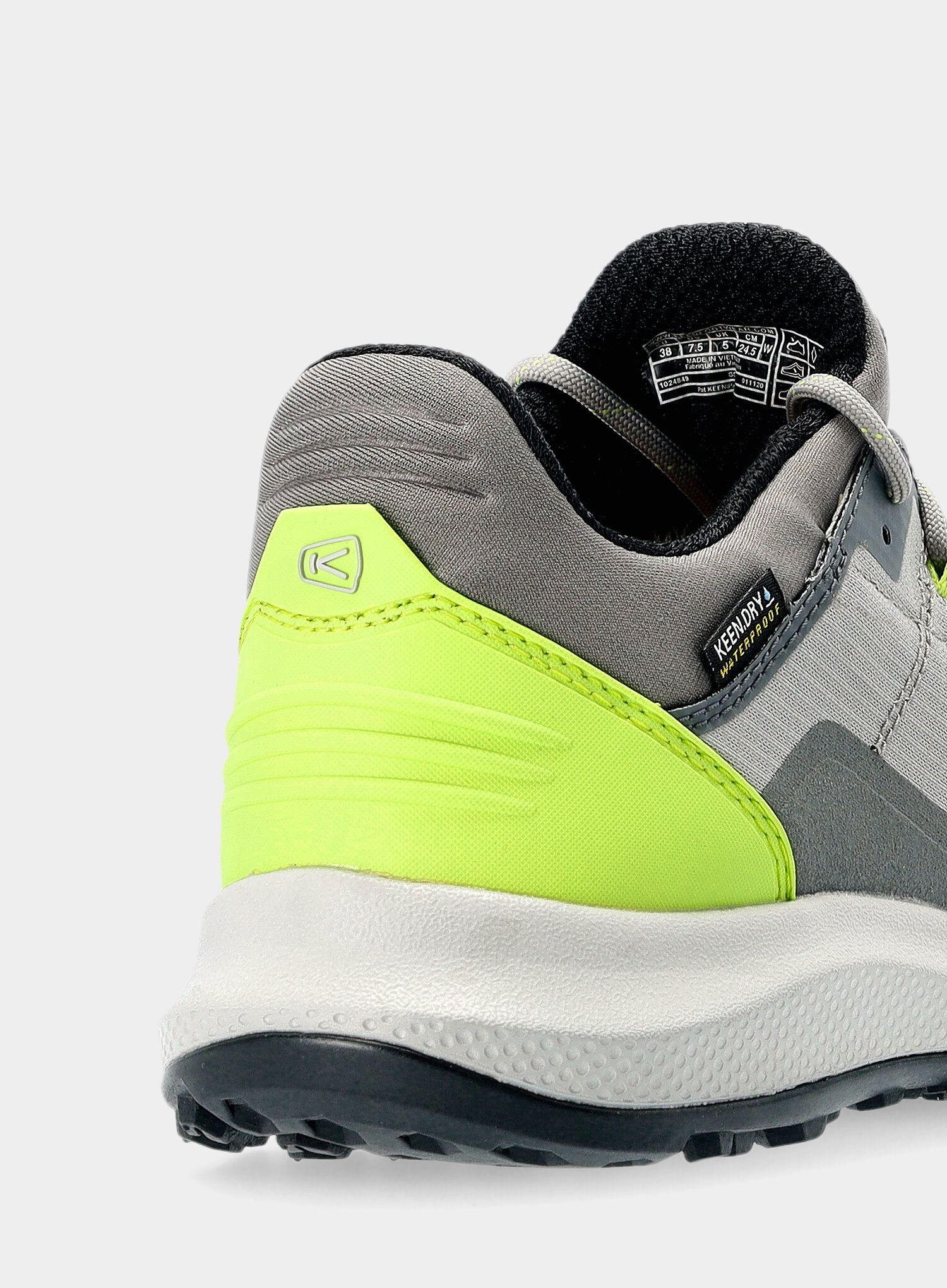 Ženski pohodniški čevlji Keen Tempo Flex WP - drizzle/sharp green