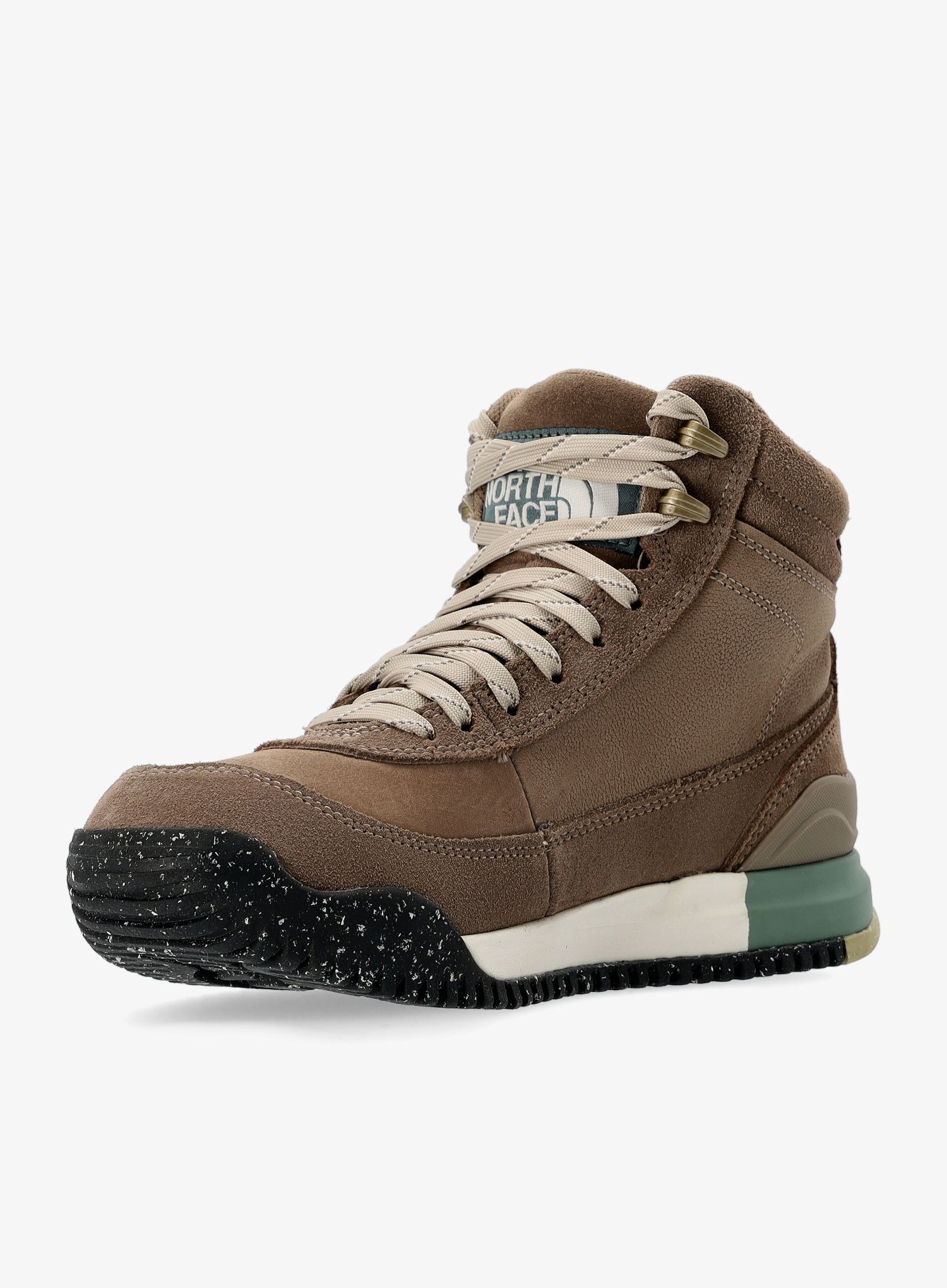 Ženski čevlji The North Face Back-To-Berkeley III Leather WP - fossil/gardenia white