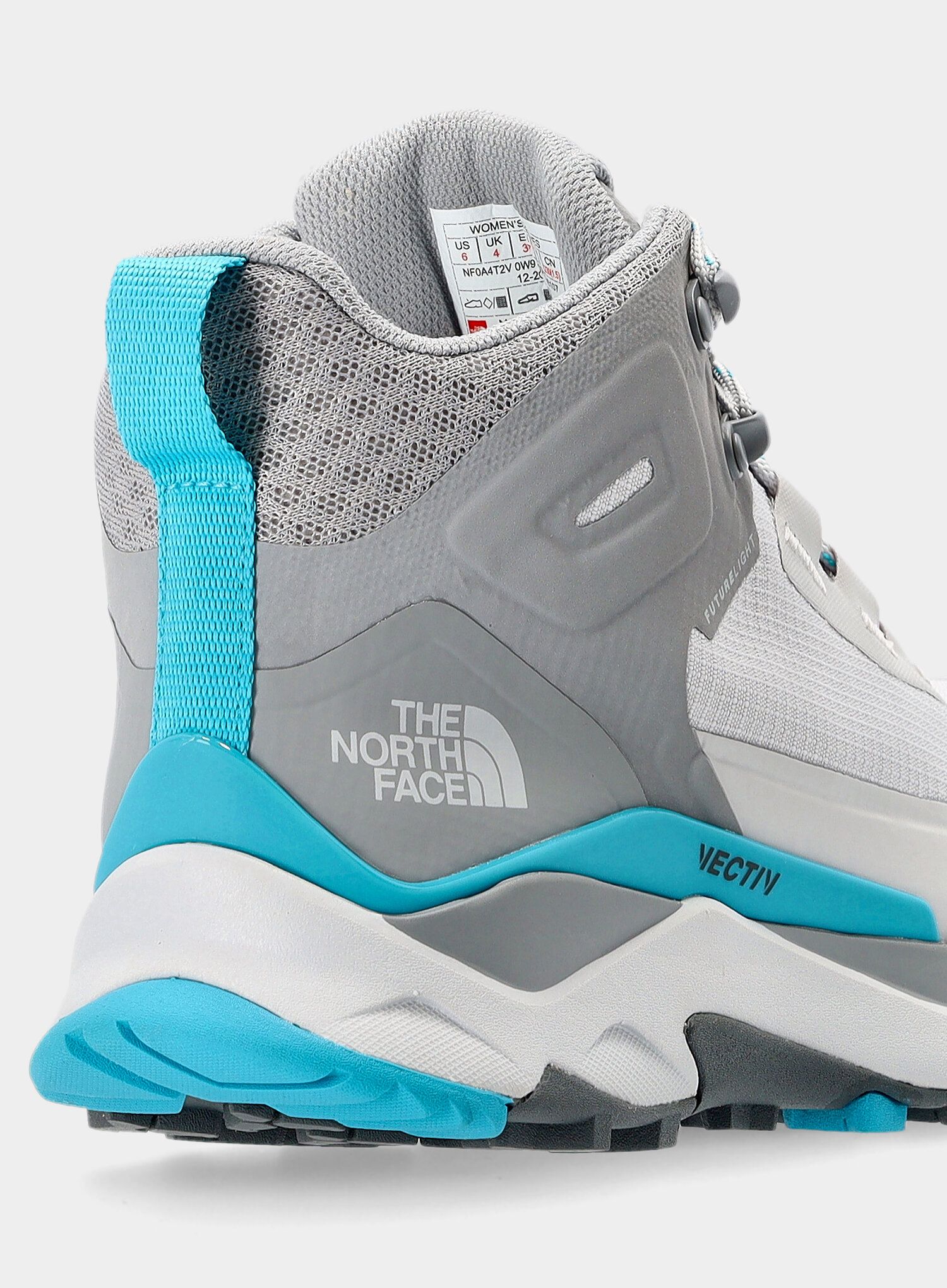 Ženski čevlji The North Face Vectiv Exploris Mid FUTURELIGHT - micro chip grey/maui blue