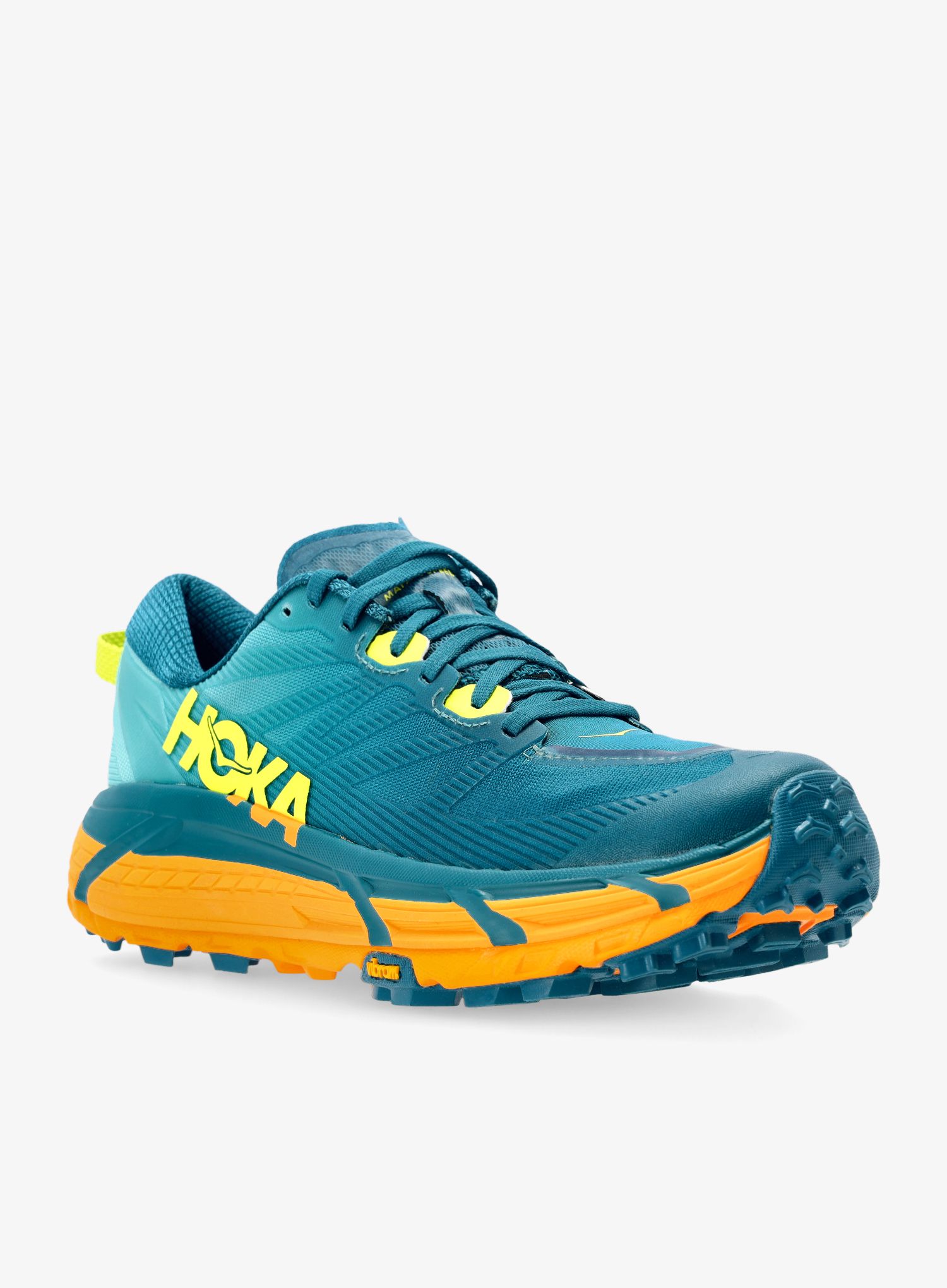 Moški tekaški čevlji Hoka Mafate Speed 3 - coastal shade/radiant yellow