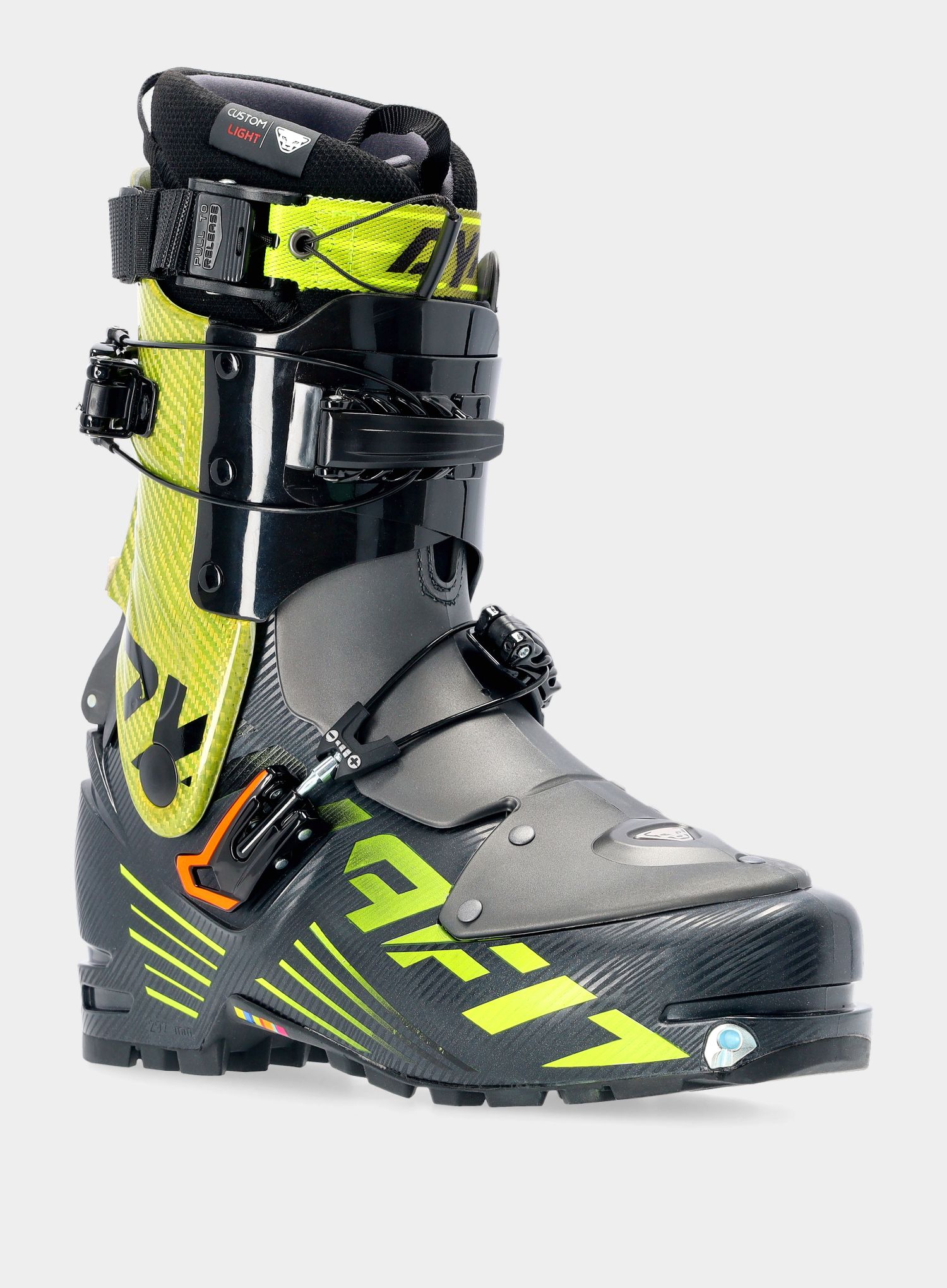 Čevlji za turno smučanje Dynafit TLT SPEEDFIT PRO - asphalt/fluo yellow