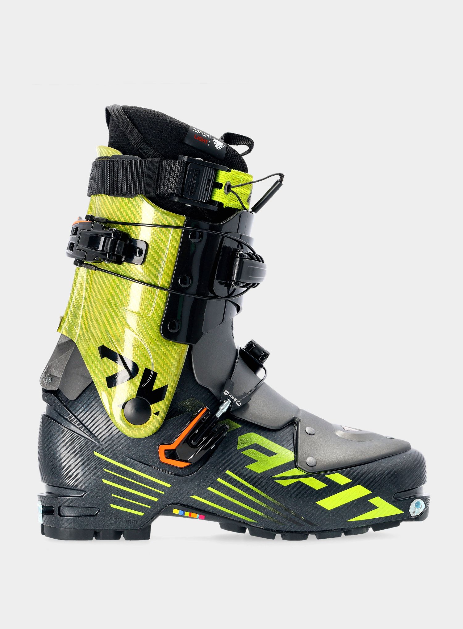 Čevlji za turno smučanje Dynafit TLT SPEEDFIT PRO - asphalt/fluo yellow