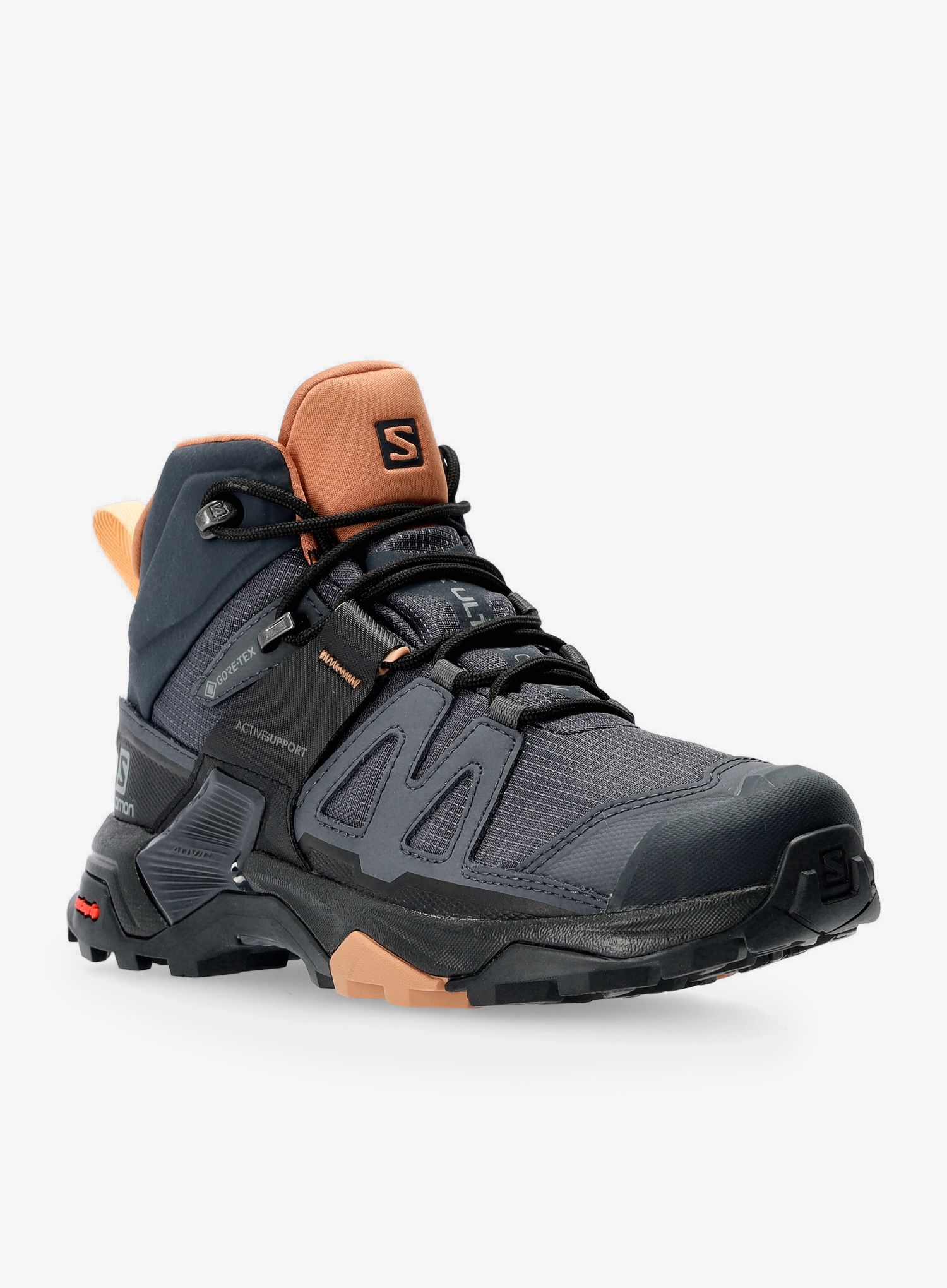 Ženski GORE-TEX čevlji Salomon X Ultra 4 Mid GTX - ebony/mocha mousse