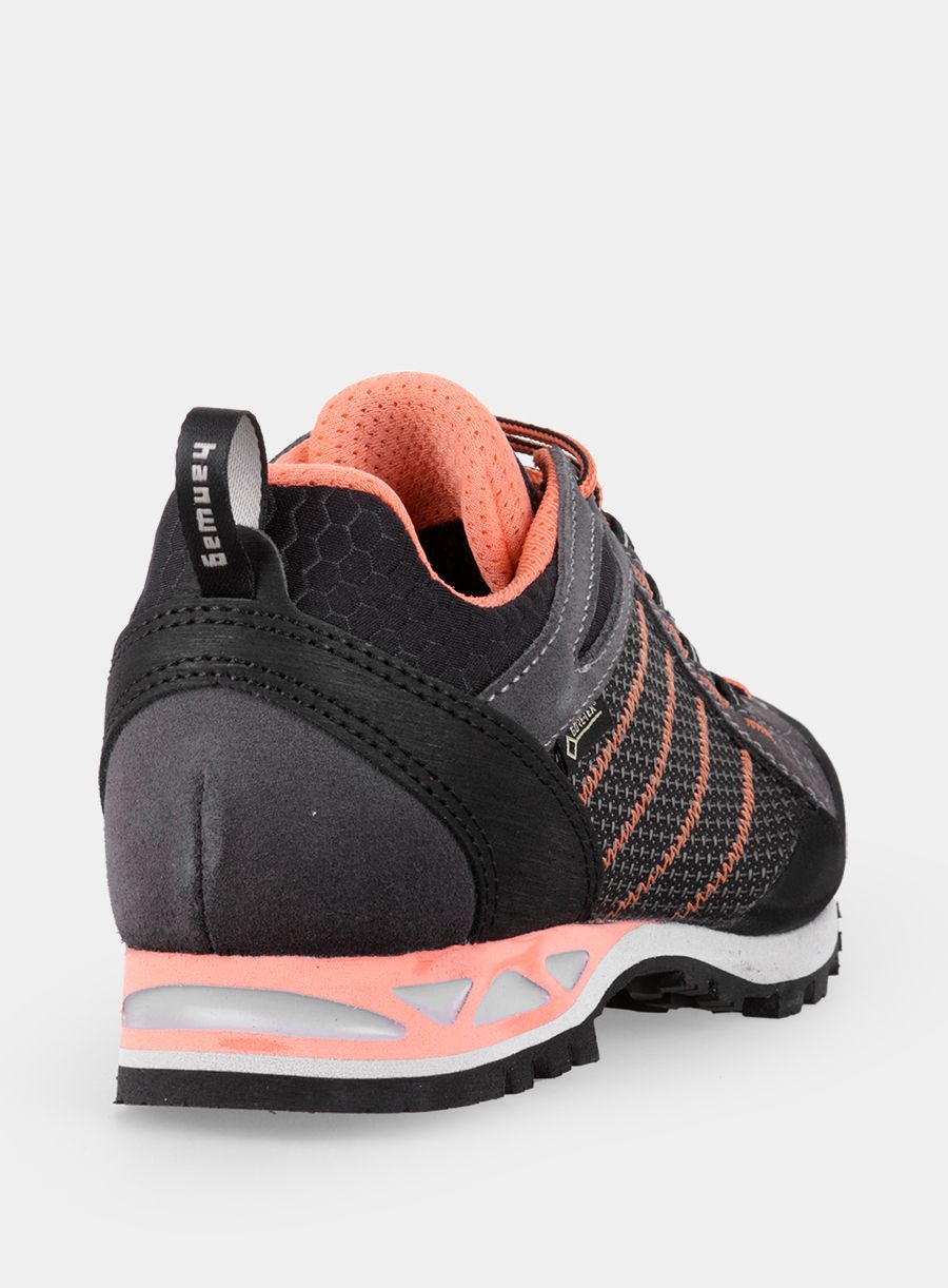 Ženski pristopni čevlji Hanwag Makra Low GTX - asphalt/orink