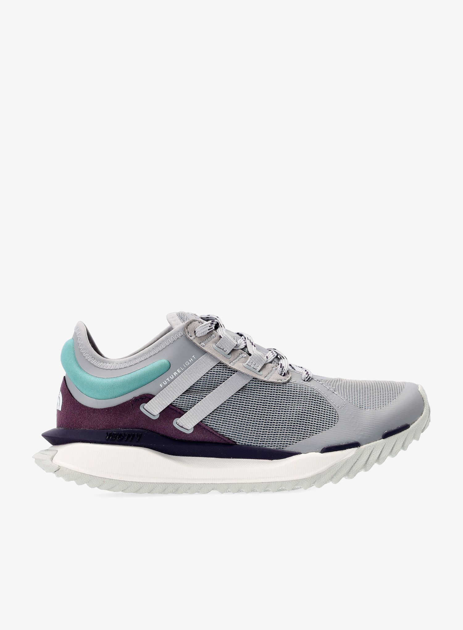 Ženski čevlji The North Face Vectiv Escape Futurelight - meld grey/dark eggplant purple