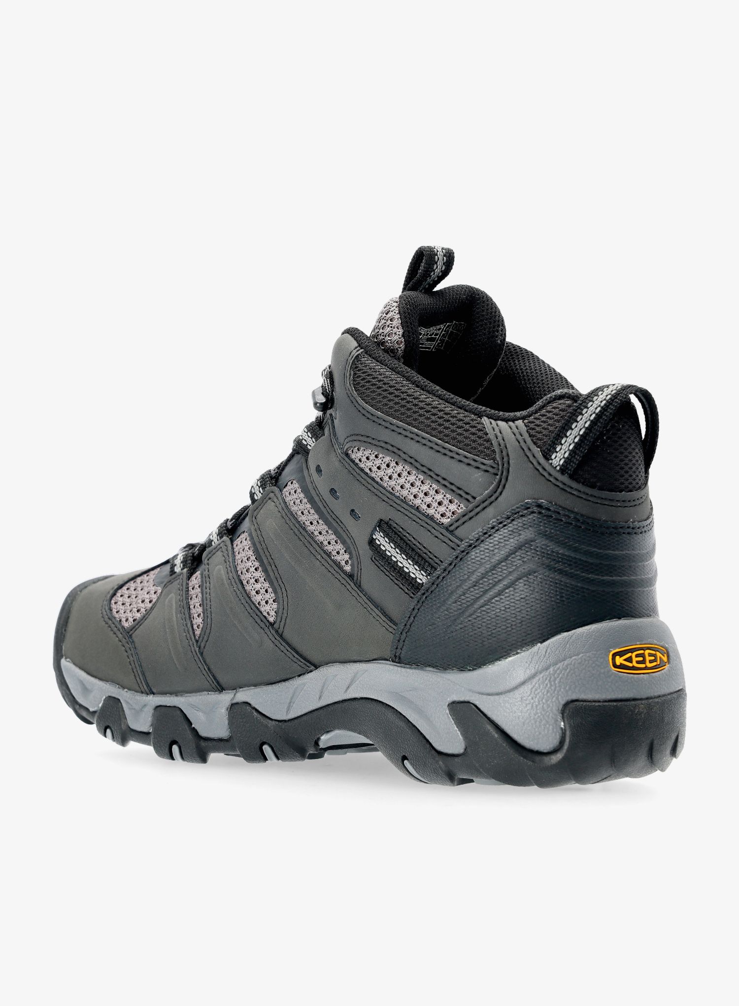 Moški pohodniški čevlji Keen Koven Mid Waterproof - black/steel grey