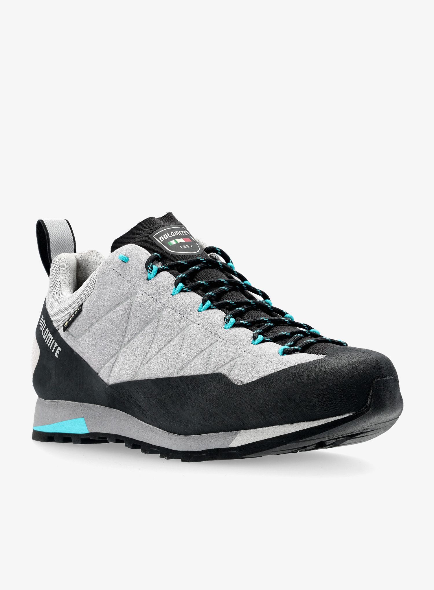 Ženski pristopni čevlji Dolomite Low GTX - aluminium grey/capri blue