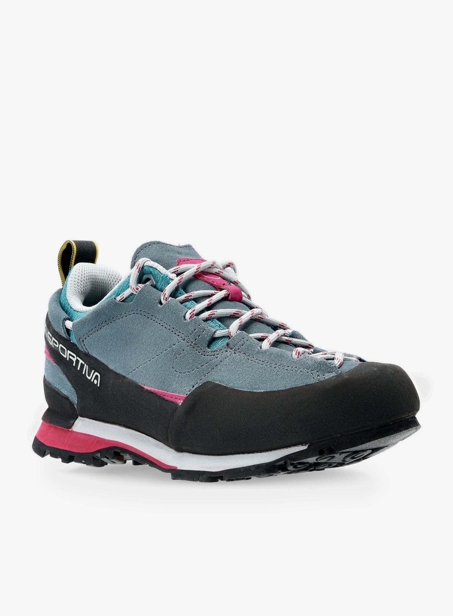 Ženski pristopni čevlji La Sportiva Boulder X - slate/red plum