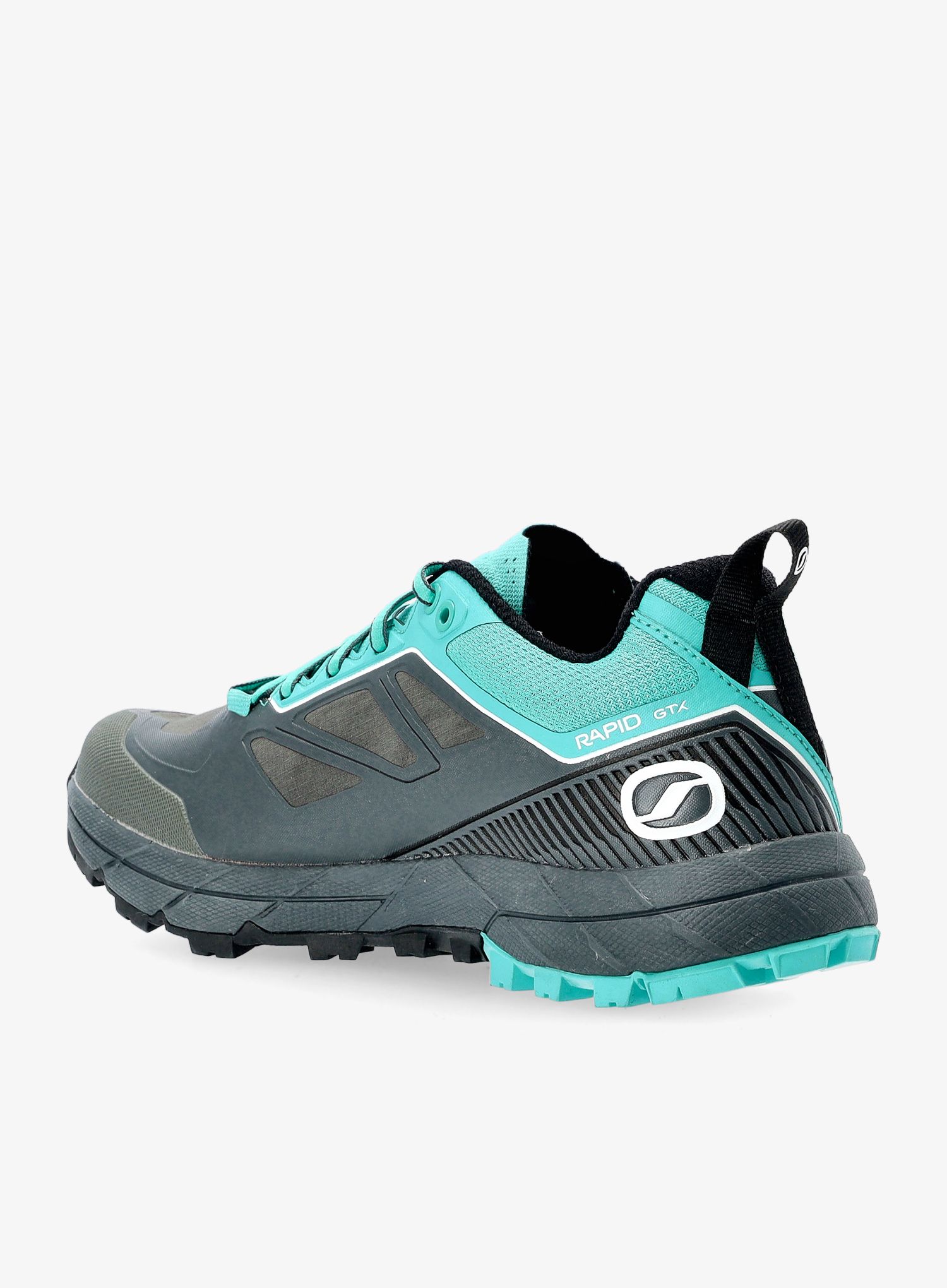 Ženski pristopni čevlji Scarpa Rapid GTX  - anthracite/turquoise