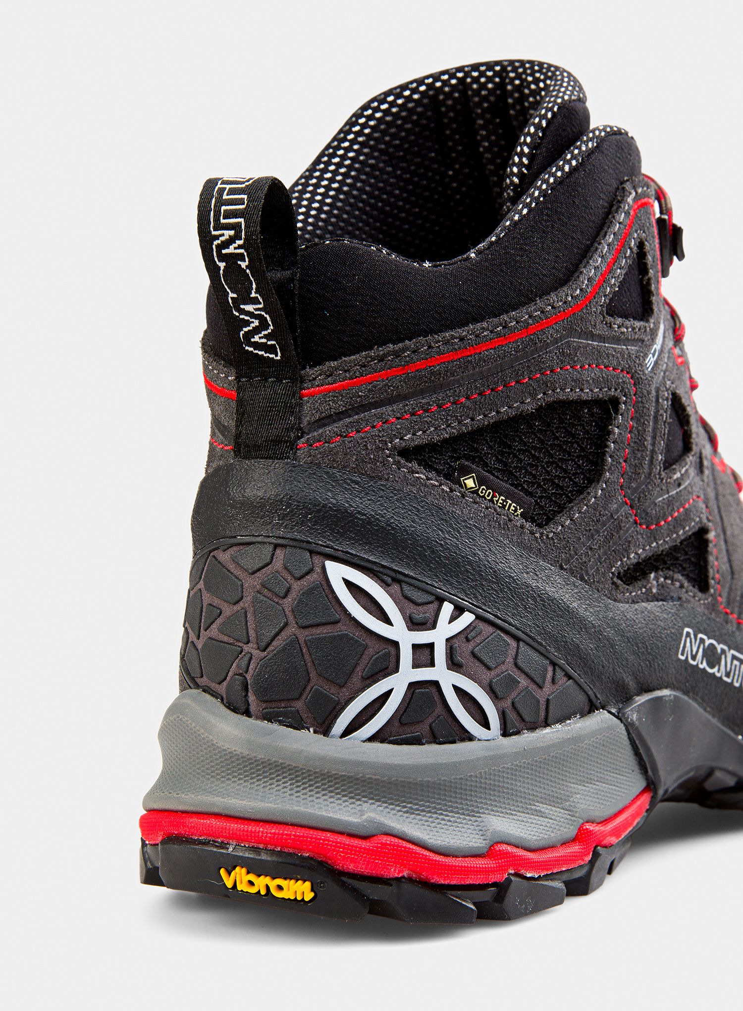 Pristopni čevlji Montura Yaru Tekno GTX - dark grey/red