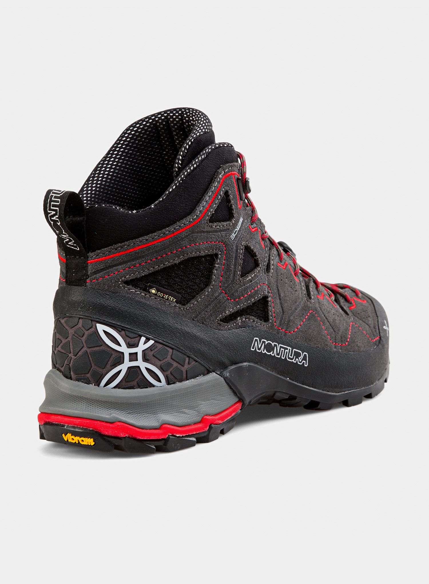 Pristopni čevlji Montura Yaru Tekno GTX - dark grey/red