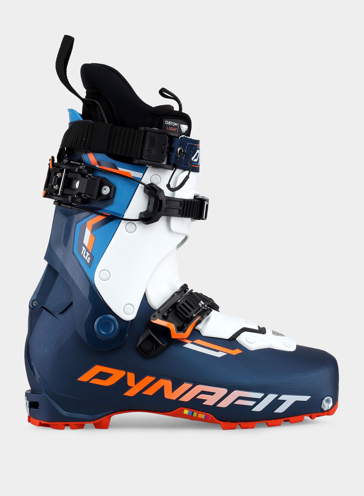 Čevlji za turno smučanje Dynafit TLT8 Expedition CL - poseidon/fluo orange