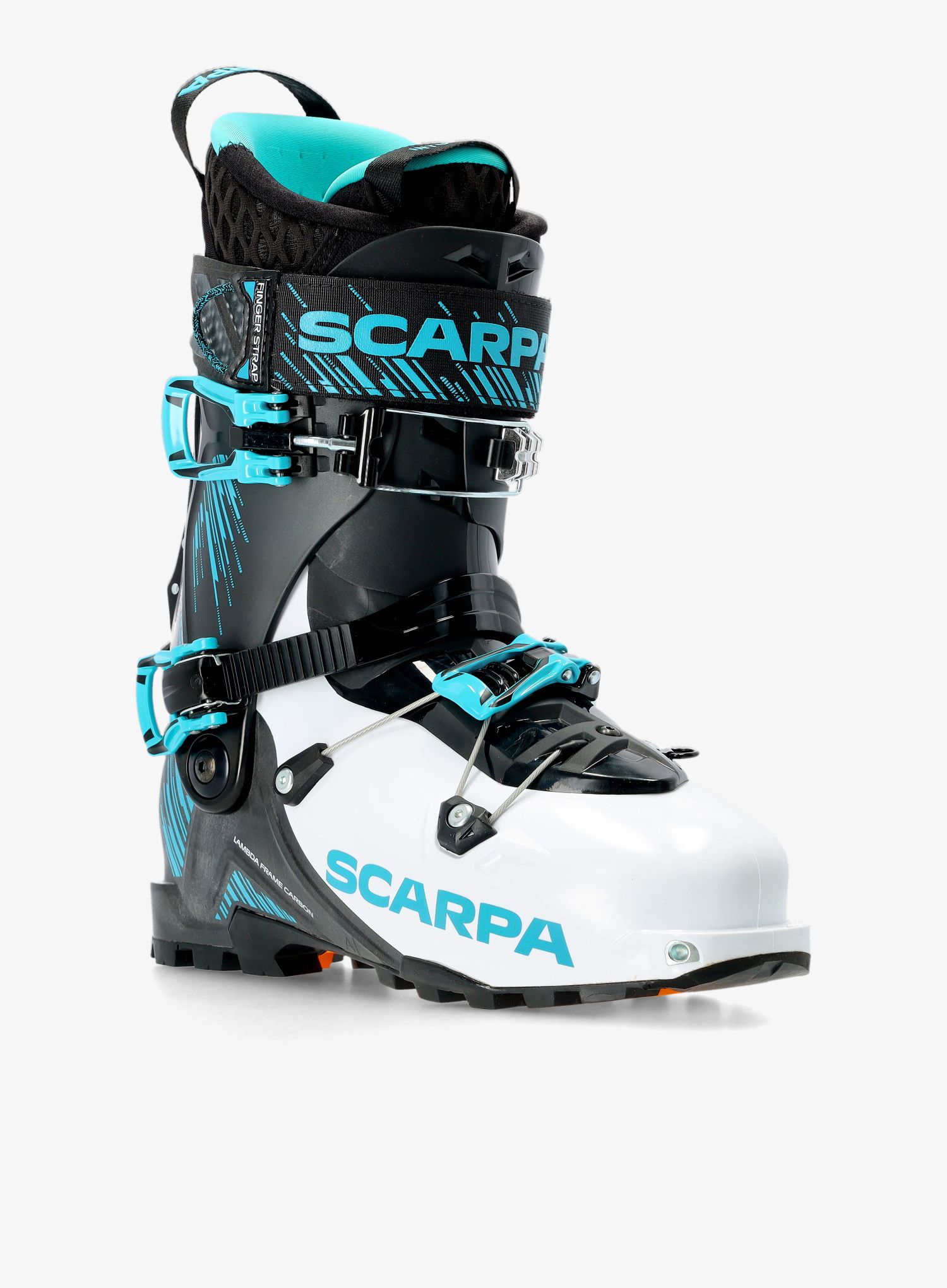 Čevlji za turno smučanje Scarpa Maestrale RS - white/black/azure