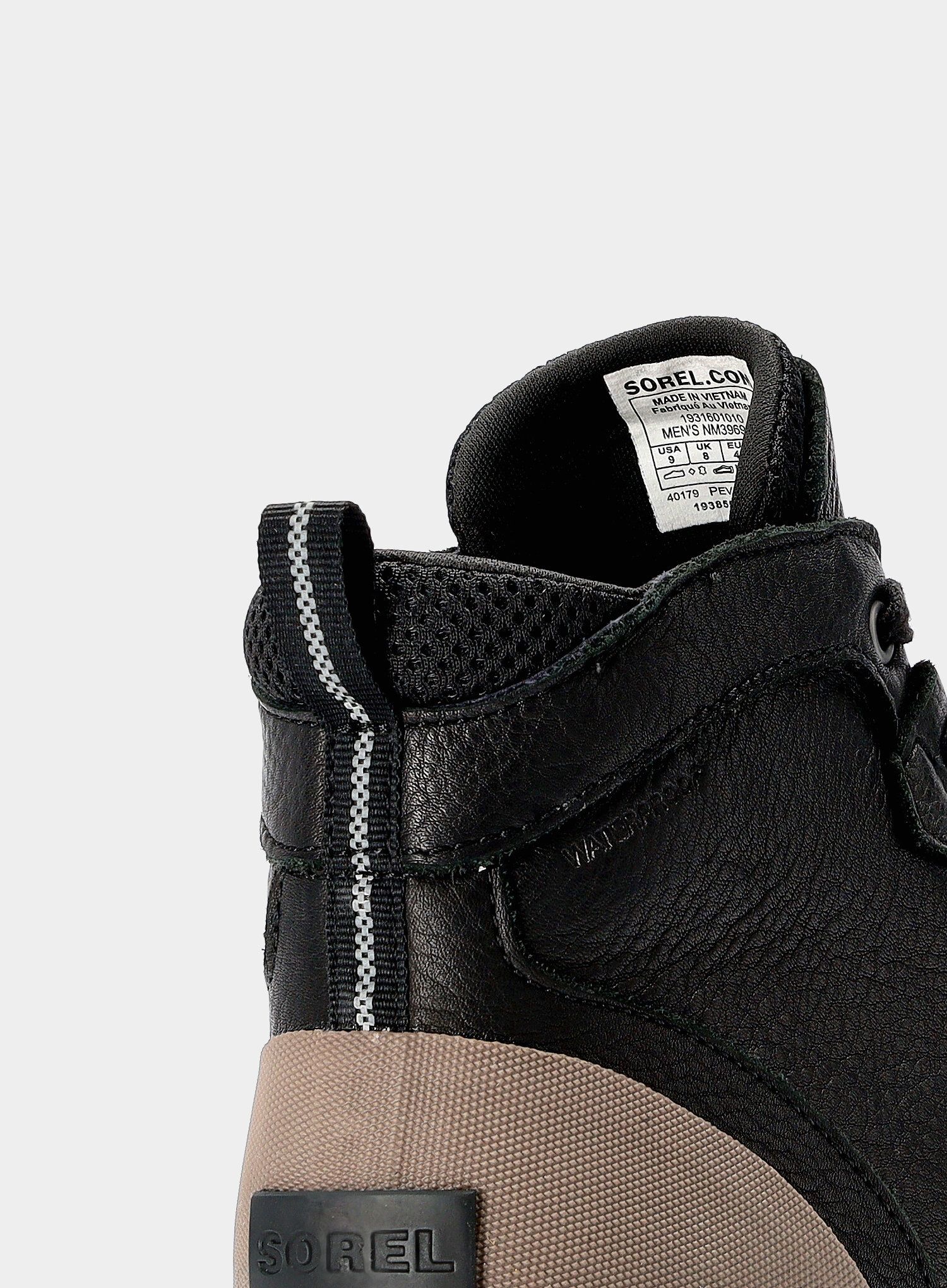 Outdoor čevlji Sorel Caribou Sneaker Mid WP - black