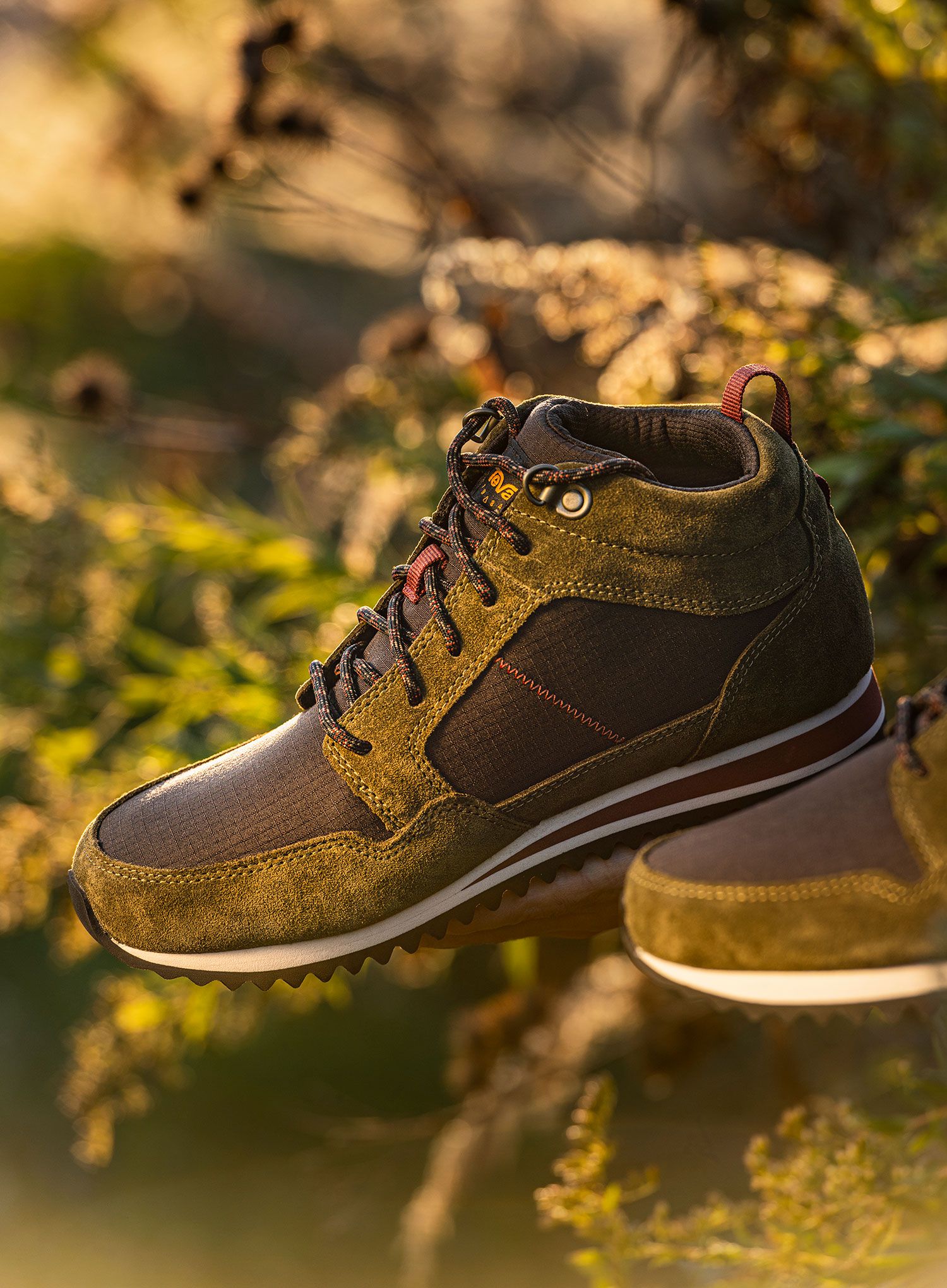 Moški čevlji Teva Highside Mid - dark olive/black