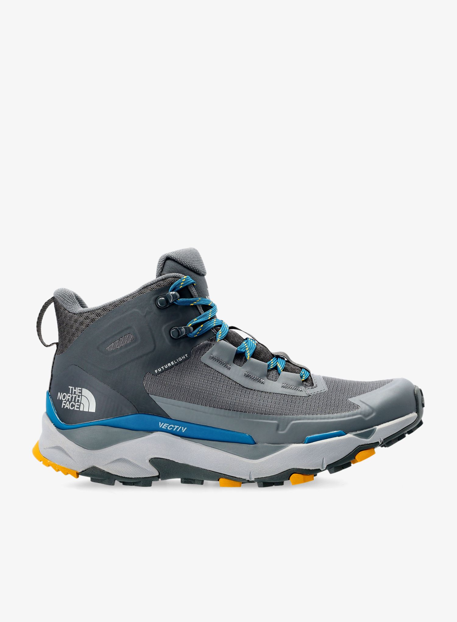 Moški pohodniški čevlji The North Face Vectiv Exploris Mid FUTURELIGHT - zinc grey/asphalt grey
