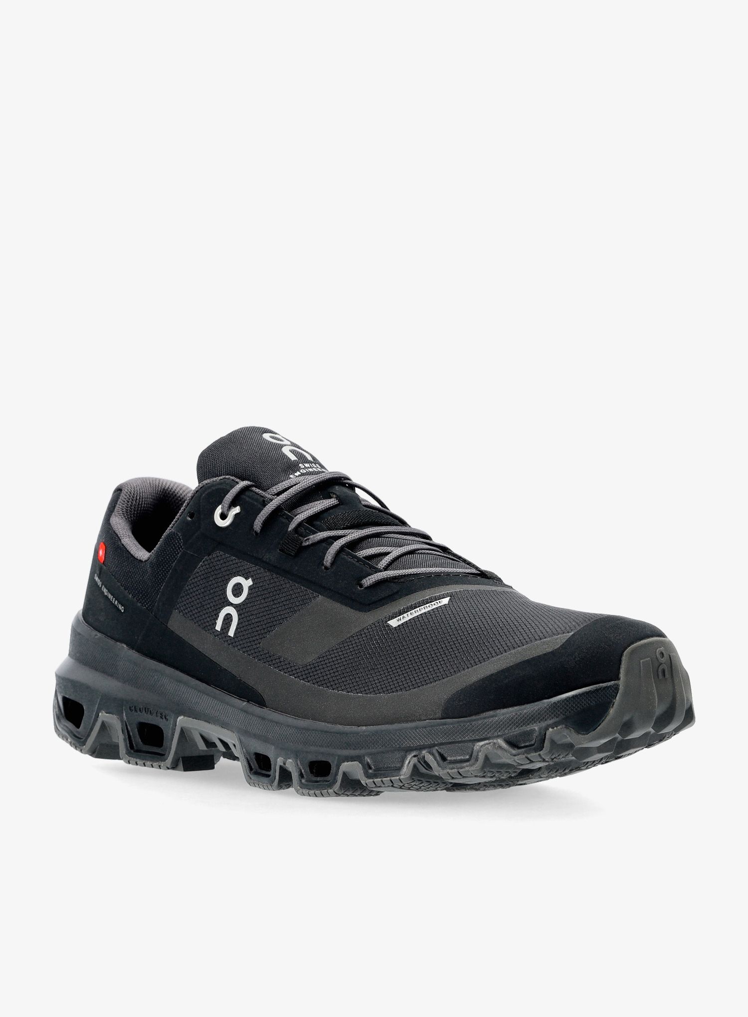 Moški tekaški čevlji On Cloudventure Waterproof - black