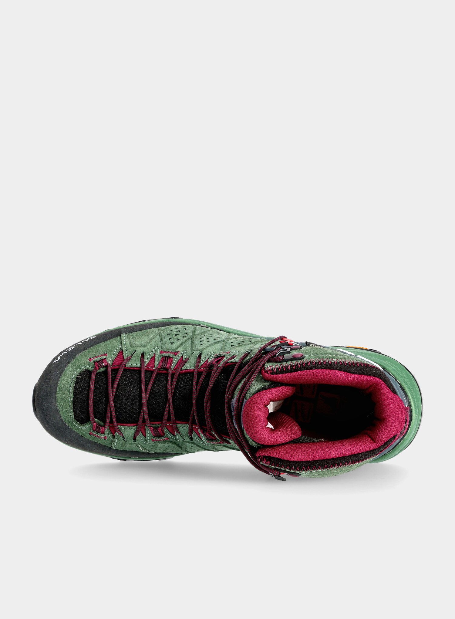 Ženski treking čevlji Salewa Alp Trainer 2 Mid GTX - duck green/rhododendon