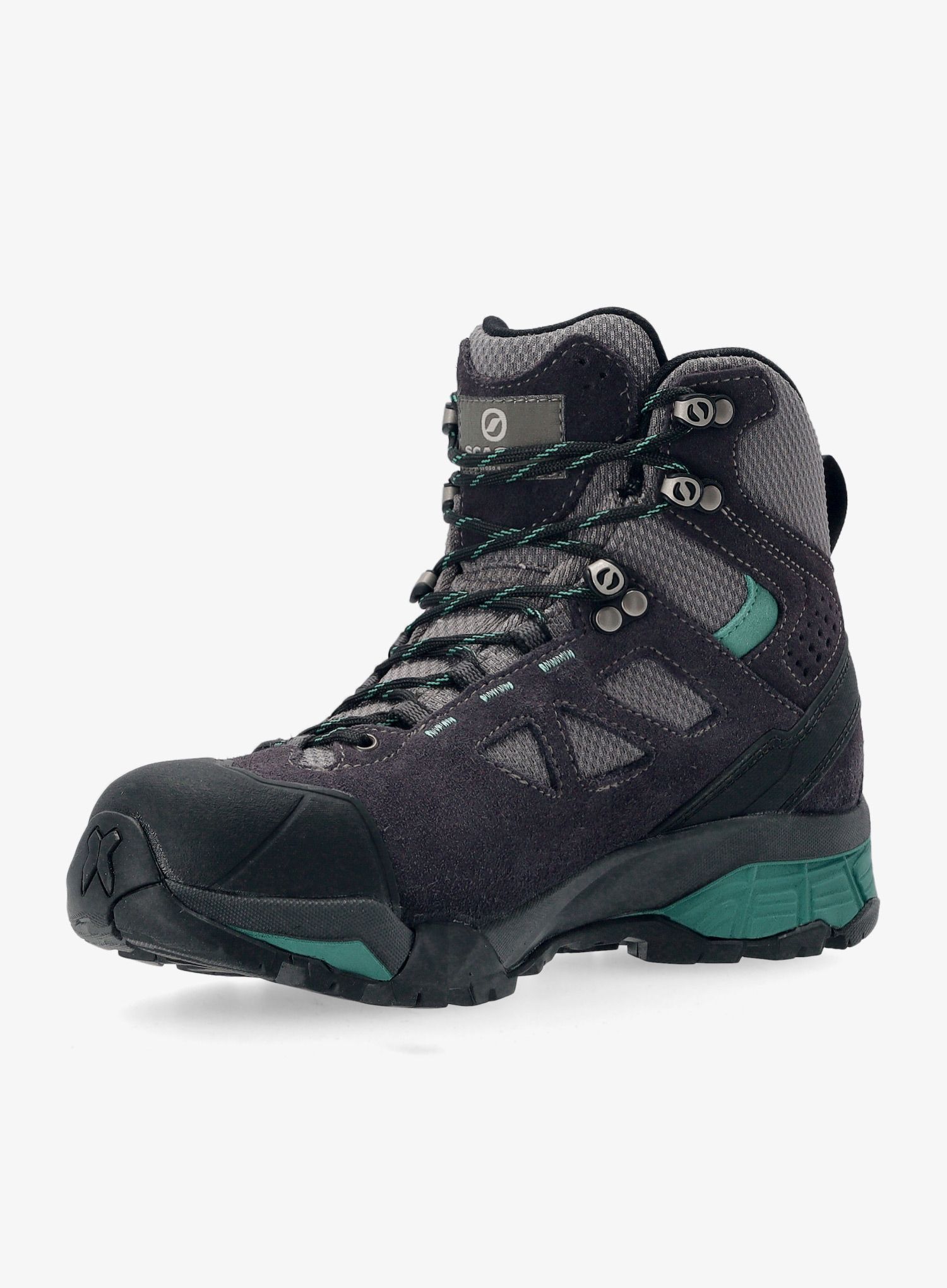 Ženski treking čevlji Scarpa ZG Lite GTX - dark gray/lagoon
