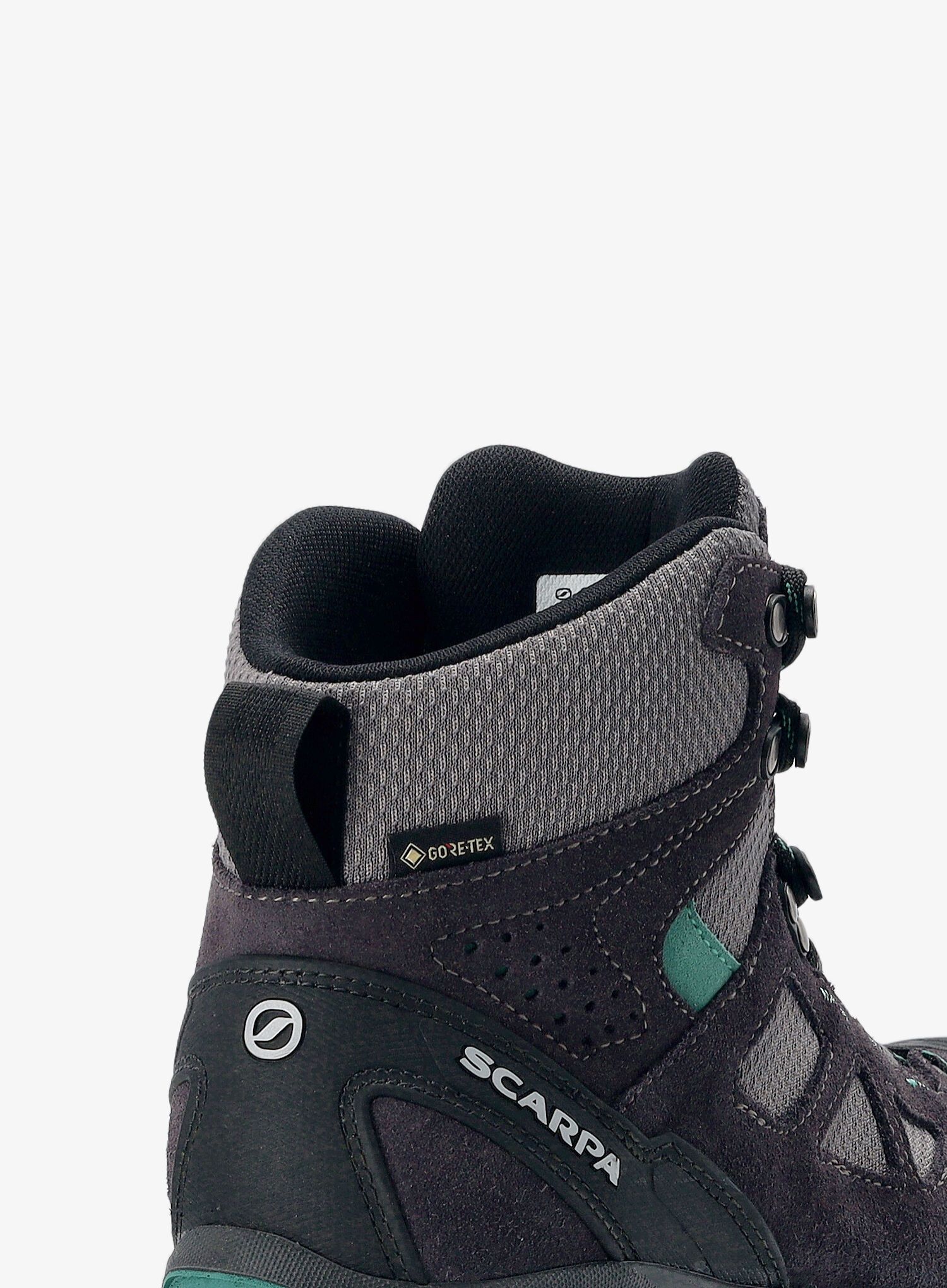 Ženski treking čevlji Scarpa ZG Lite GTX - dark gray/lagoon