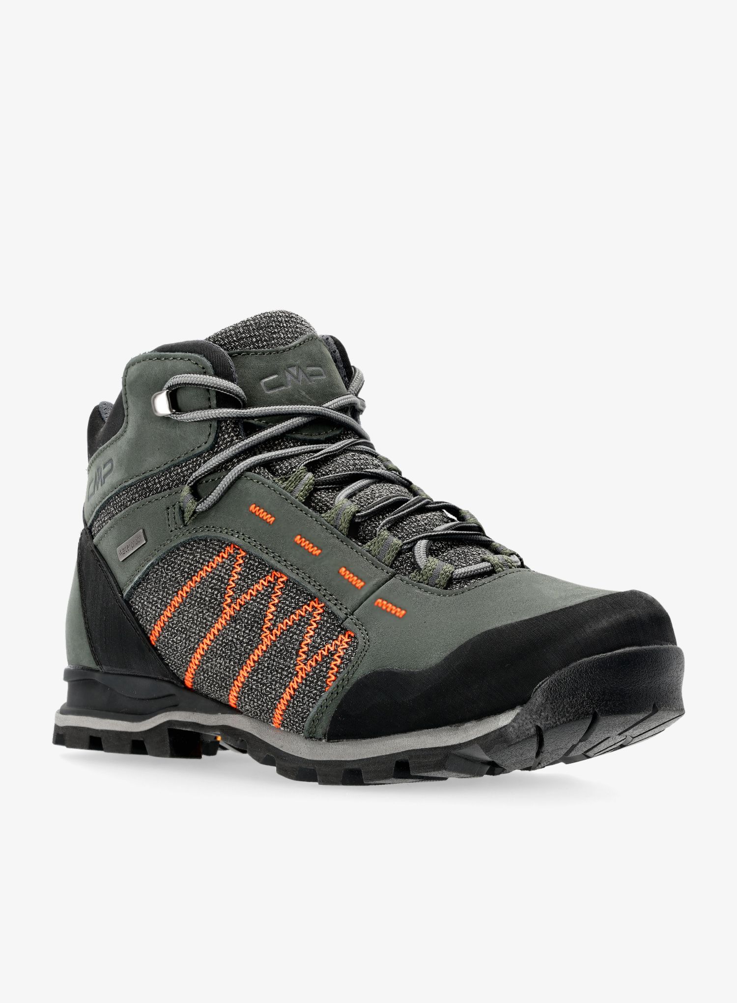 Moški pohodniški čevlji CMP Thiamat Mid 2.0 WP - militare/f.orange