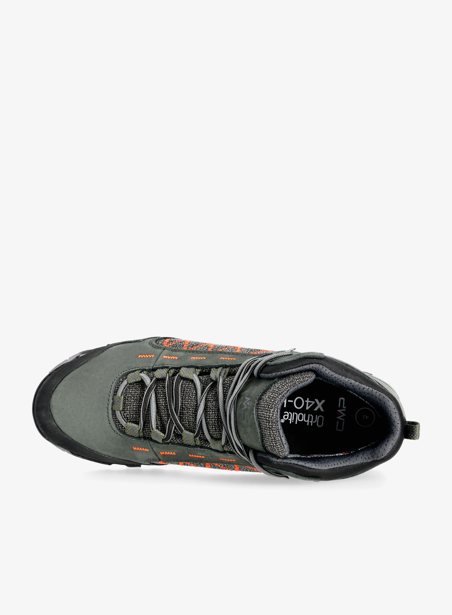 Moški pohodniški čevlji CMP Thiamat Mid 2.0 WP - militare/f.orange