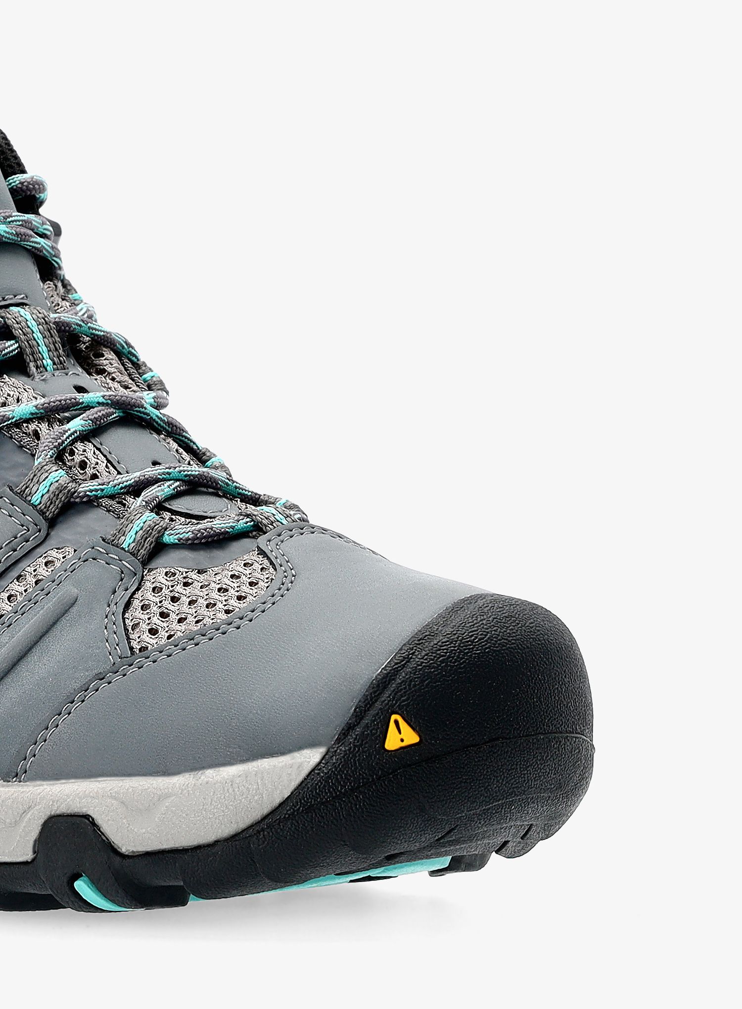 Ženski pohodniški čevlji Keen Koven Mid Wp - steel grey/wasabi