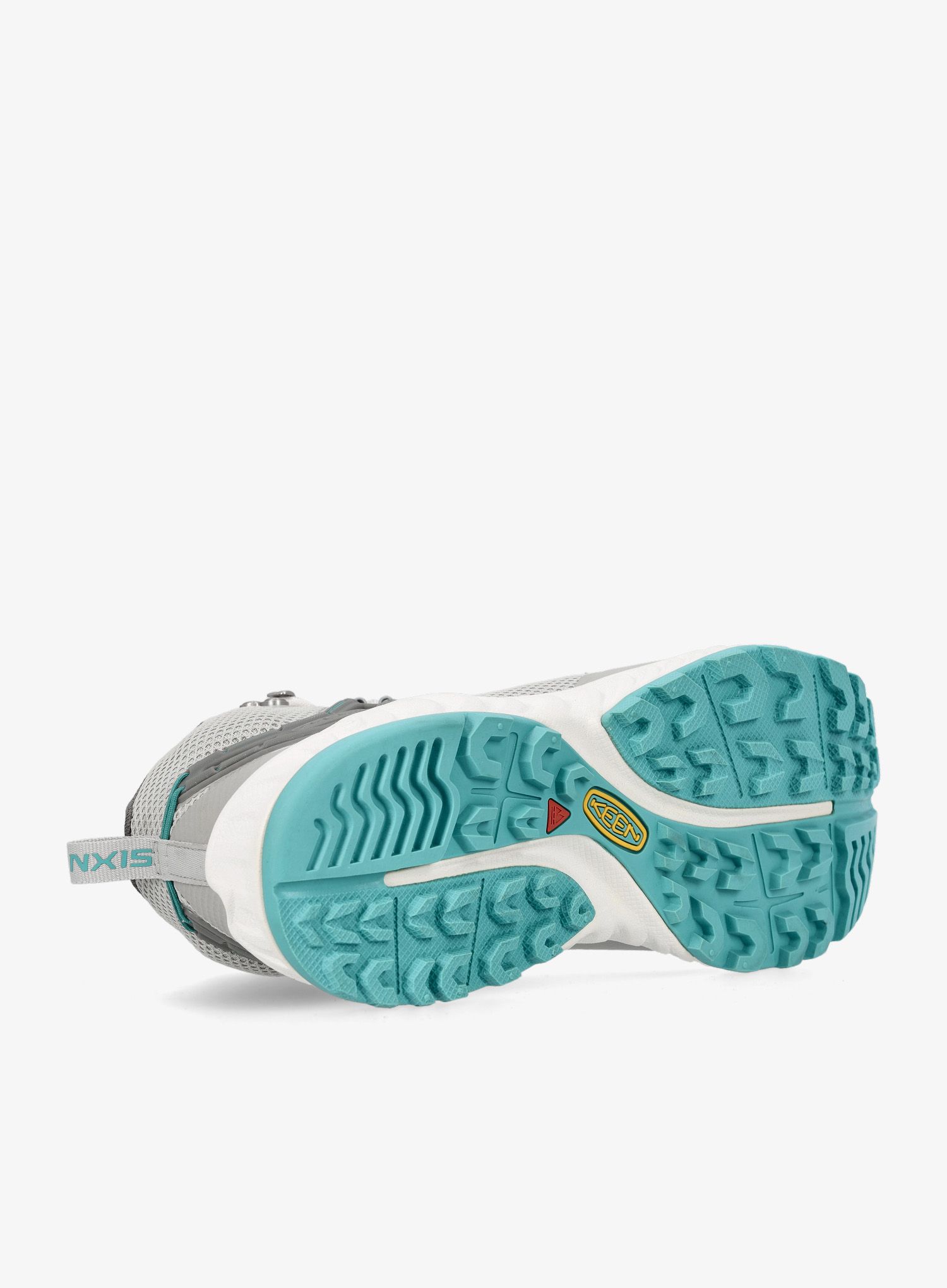 Ženski pohodniški čevlji Keen Nxis Evo Mid WP - vapor/porcelain