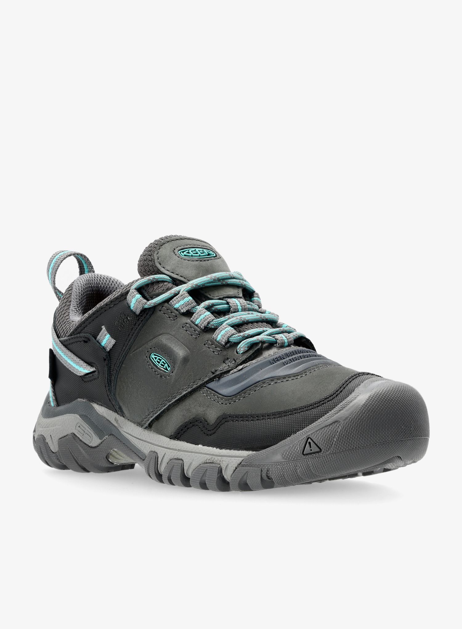 Ženski pohodniški čevlji Keen Ridge Flex WP - raven/porcelain