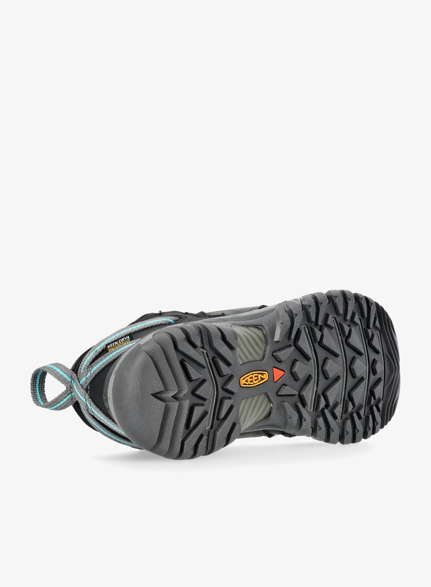 Ženski pohodniški čevlji Keen Ridge Flex WP - raven/porcelain