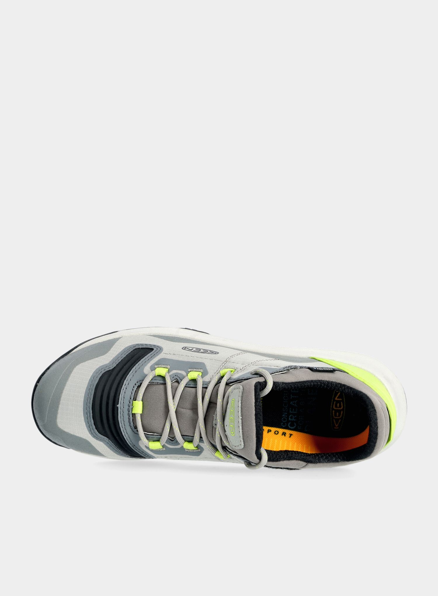 Ženski pohodniški čevlji Keen Tempo Flex WP - drizzle/sharp green