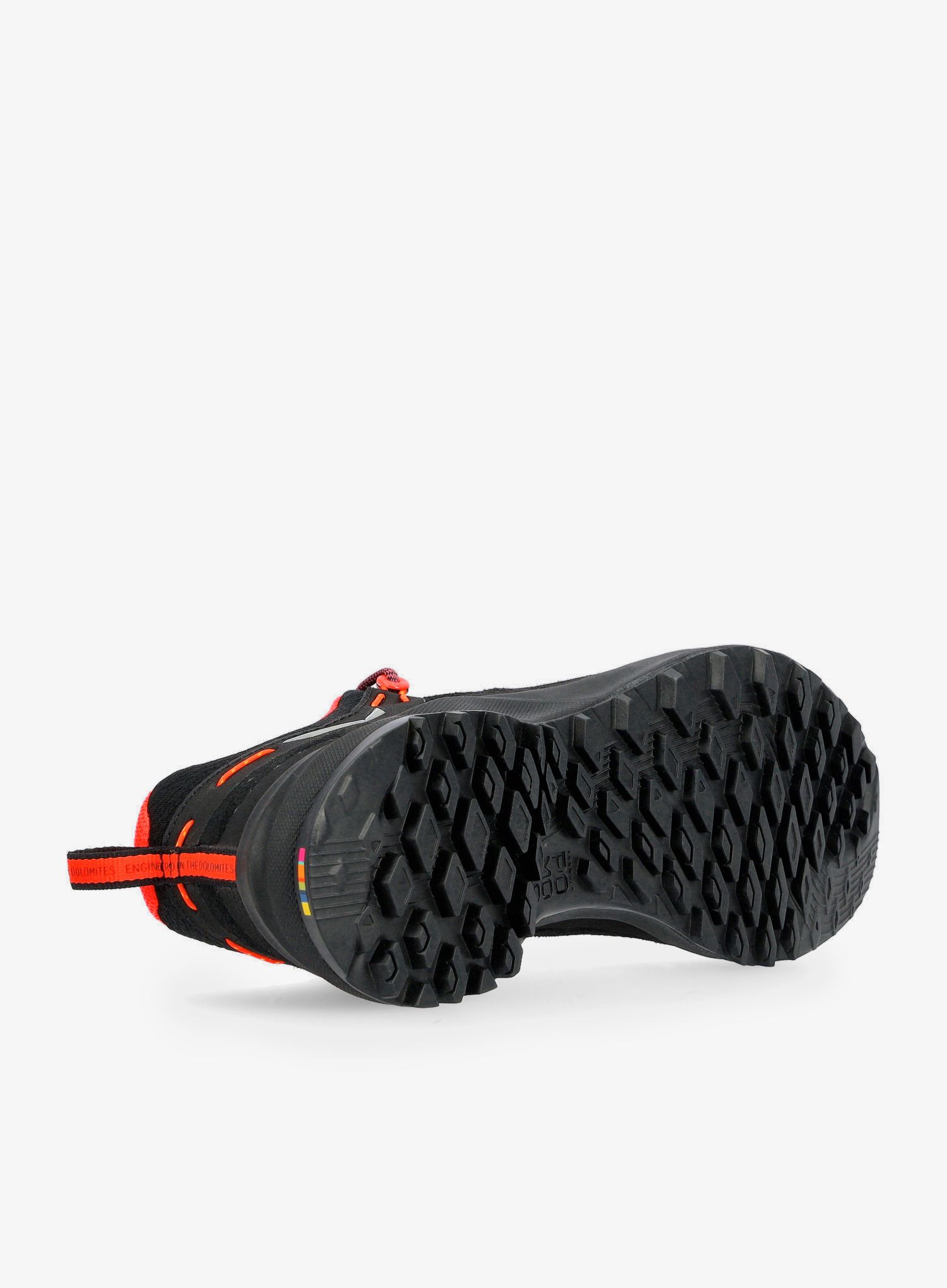 Ženski pohodniški čevlji Salewa Wildfire Leather - black/fluo coral