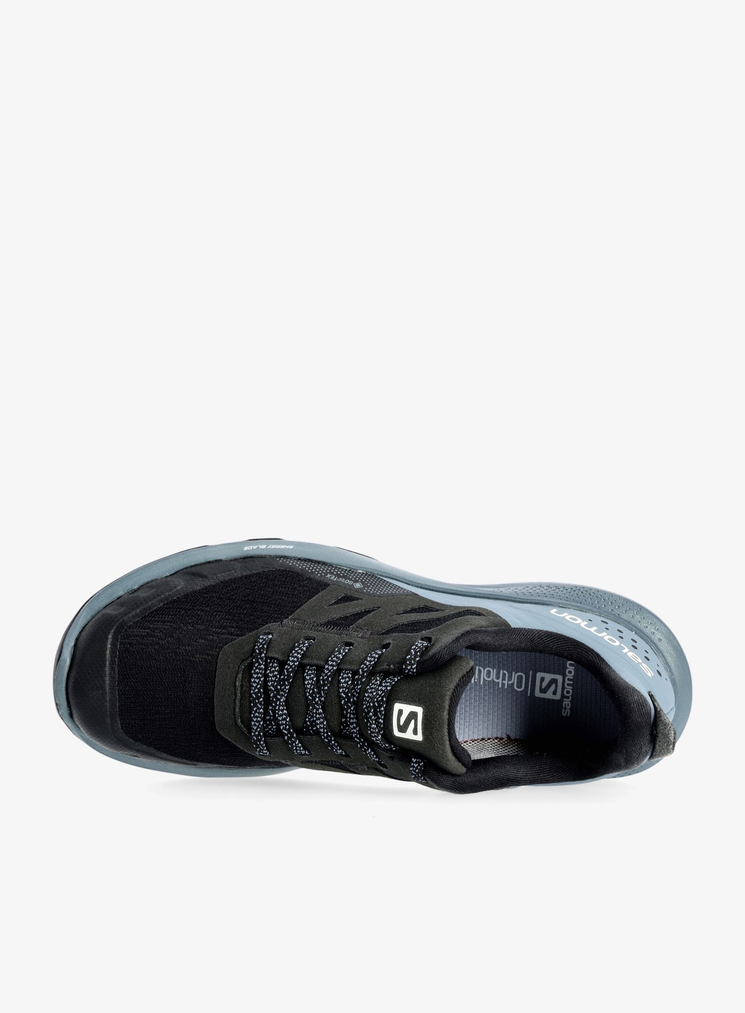 Ženski pohodniški čevlji Salomon Outpulse GTX - blk/stormy weather/vanilla ice