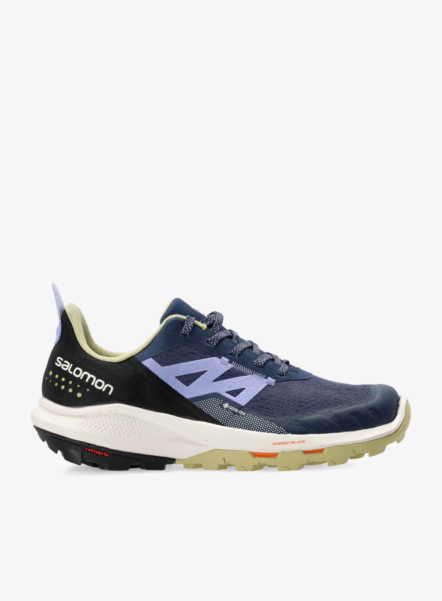 Ženski pohodniški čevlji Salomon Outpulse GTX - mood indigo/leek grn