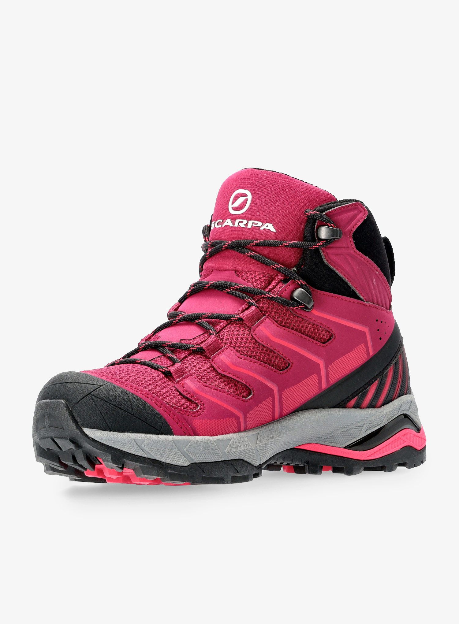 Ženski pohodniški čevlji Scarpa Maverick MID GTX - red violet