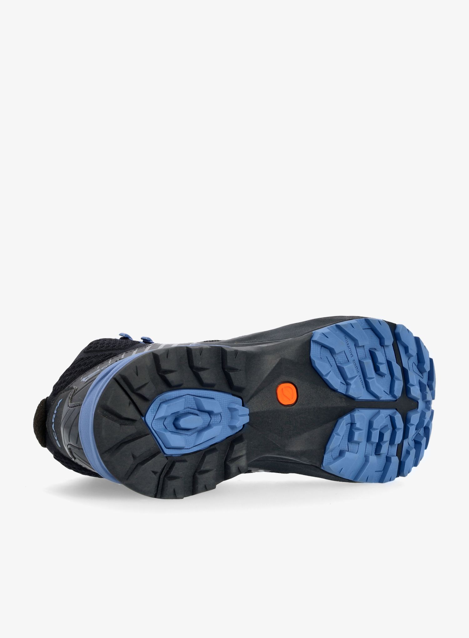 Ženski pohodniški čevlji Scarpa Rush Mid GTX - black/provence