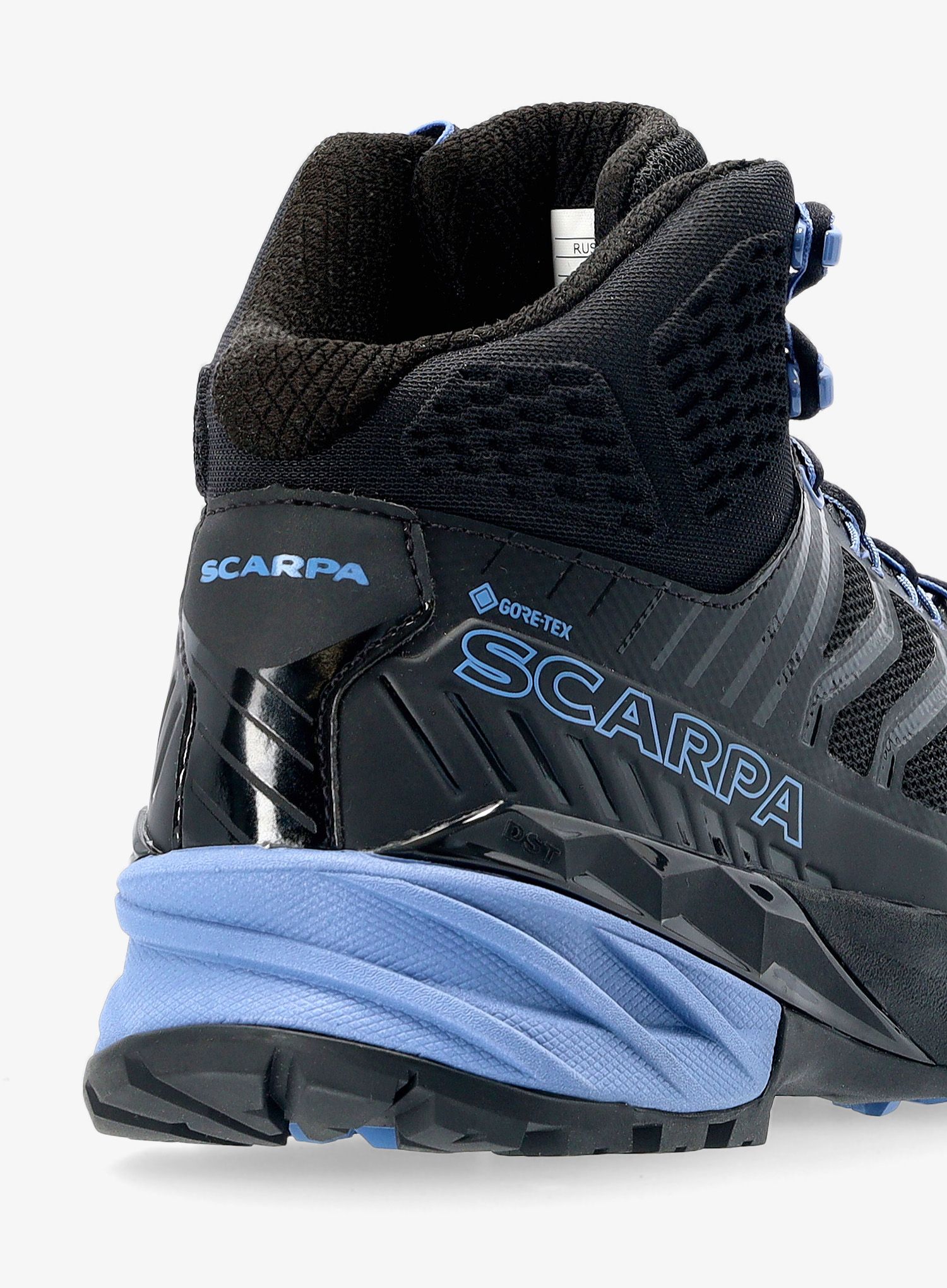 Ženski pohodniški čevlji Scarpa Rush Mid GTX - black/provence