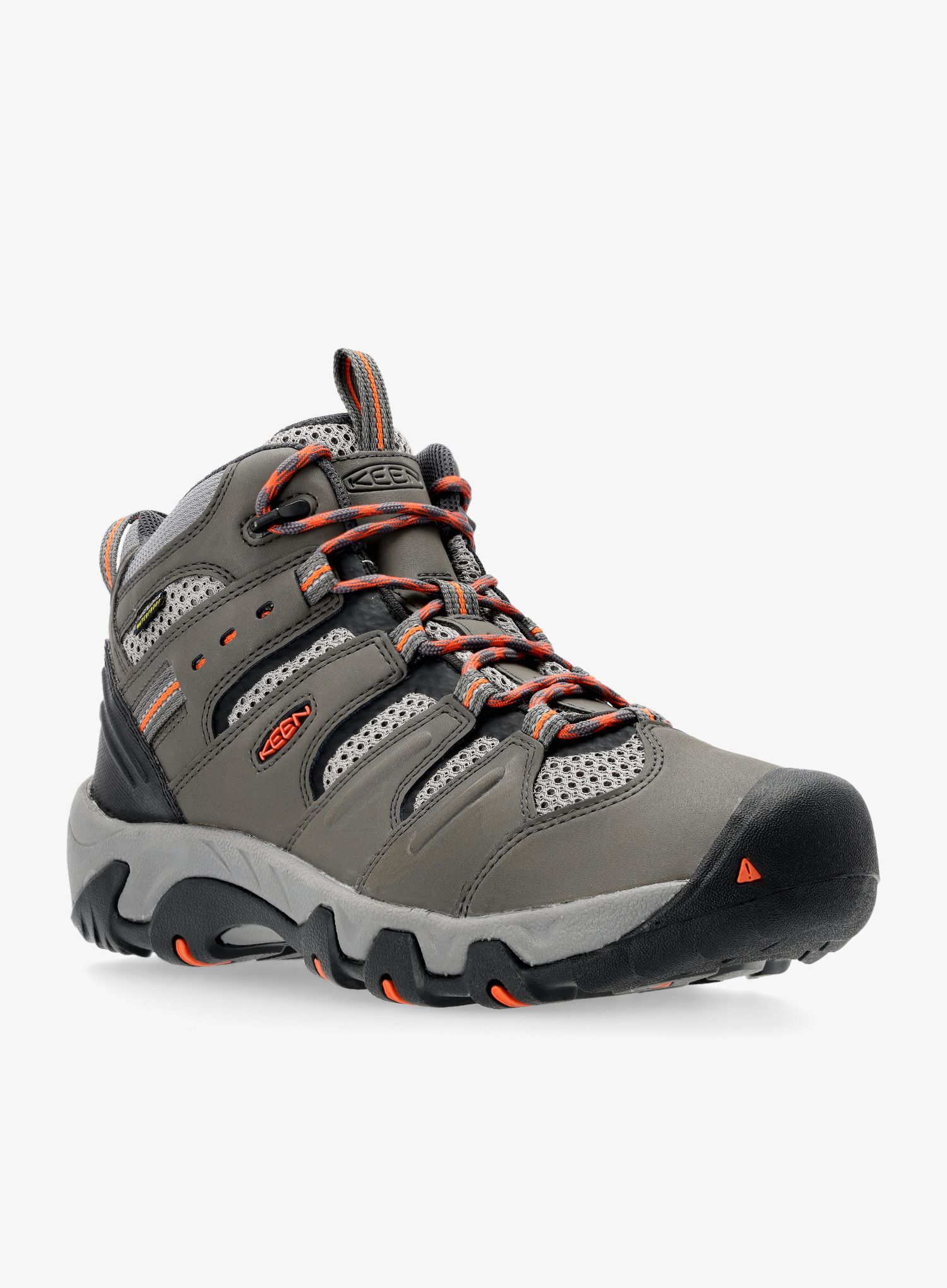 Moški pohodniški čevlji Keen Koven Mid Waterproof - magnet/fired brick
