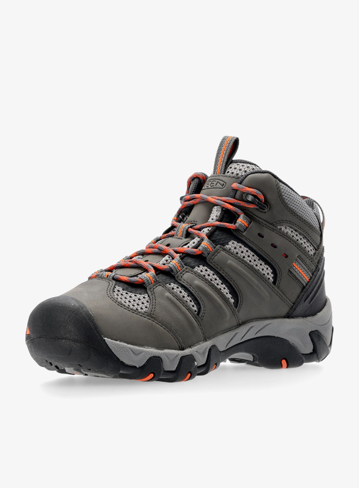 Moški pohodniški čevlji Keen Koven Mid Waterproof - magnet/fired brick