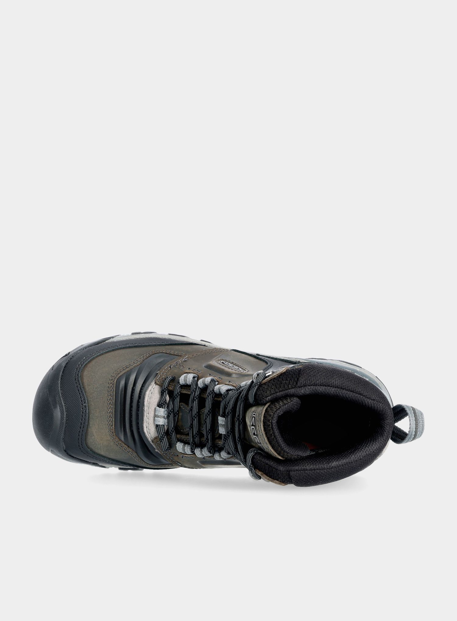 Moški pohodniški čevlji Keen Ridge Flex MID WP - magnet/black