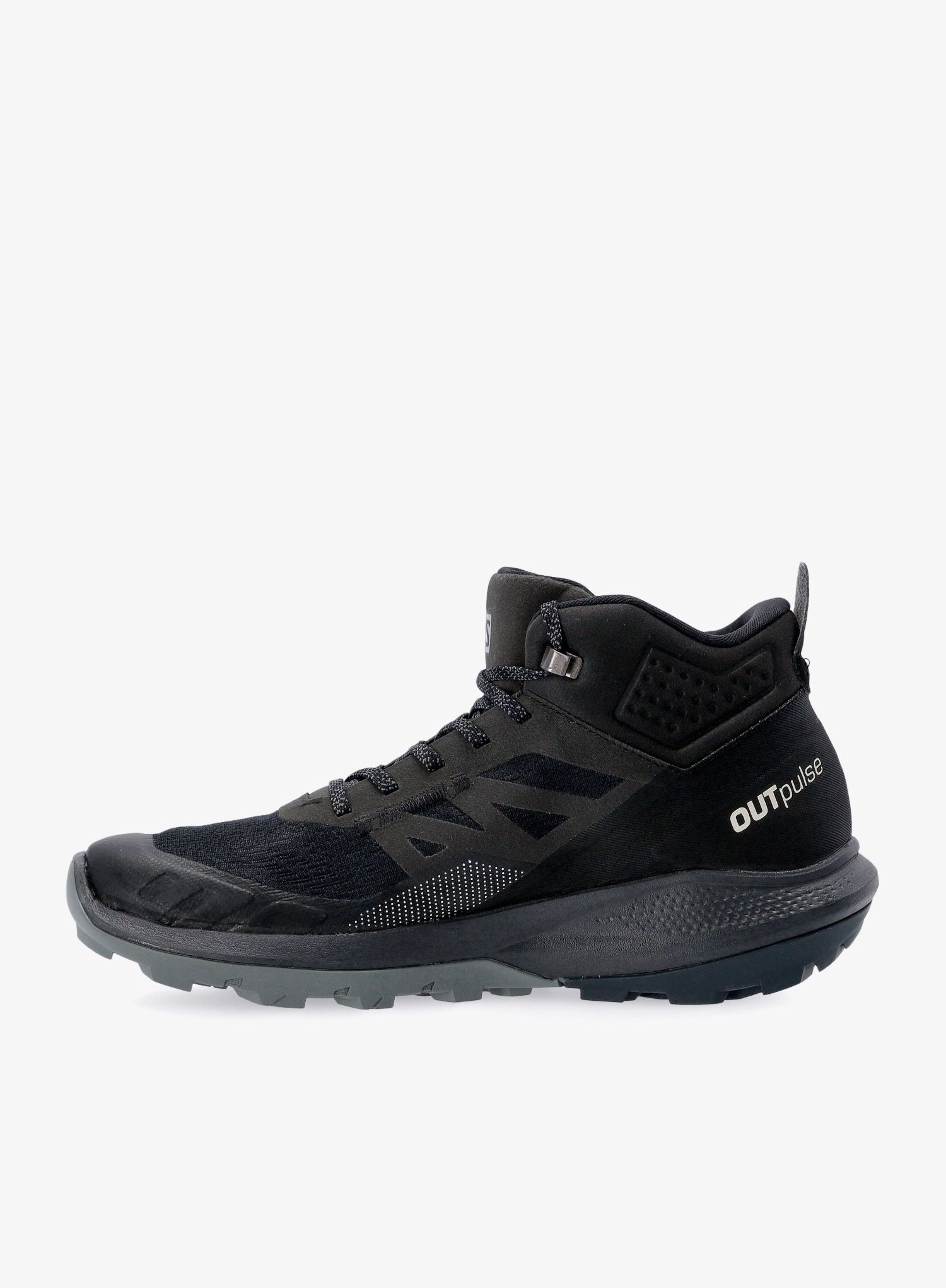 Moški pohodniški čevlji Salomon Outpulse Mid GTX - black/ebony/vanilla ice