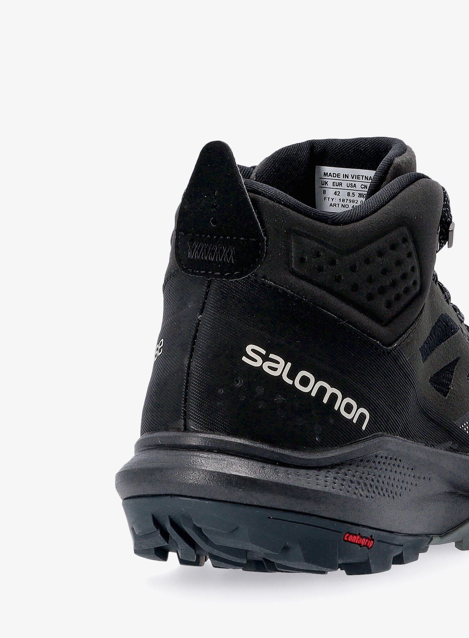 Moški pohodniški čevlji Salomon Outpulse Mid GTX - black/ebony/vanilla ice