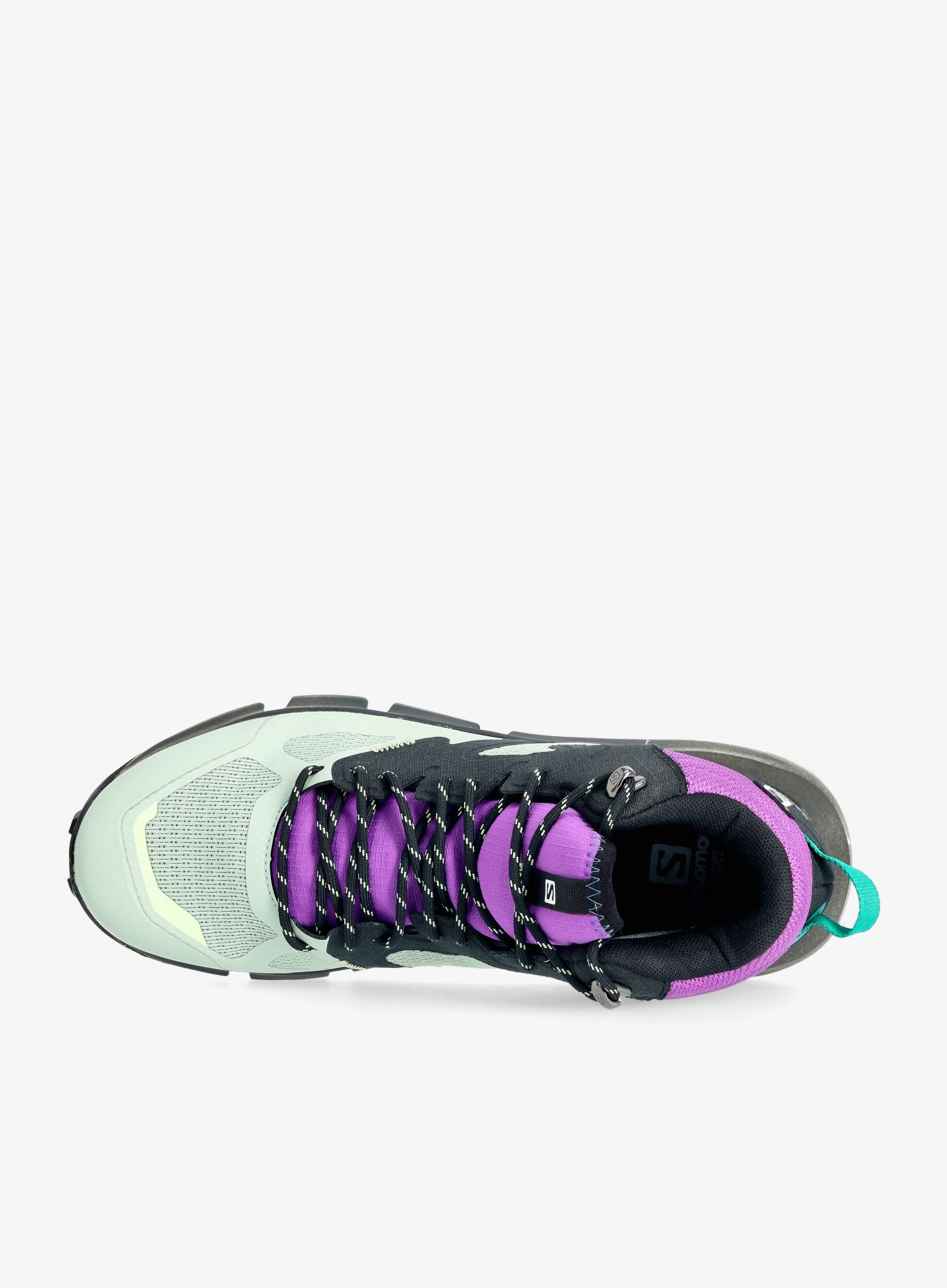 Moški pohodniški čevlji Salomon Predict Hike MID GTX - black/aqua gray