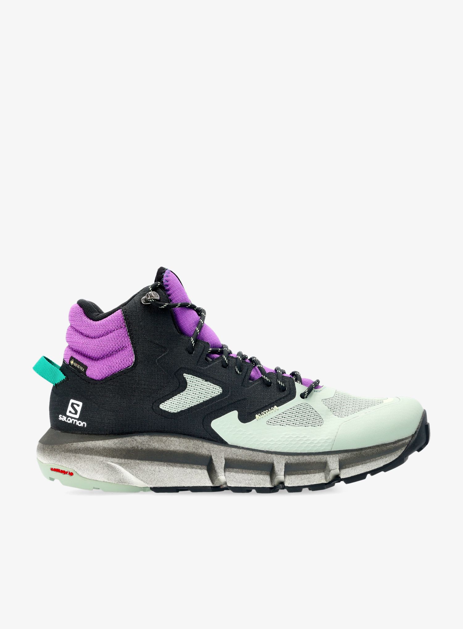 Moški pohodniški čevlji Salomon Predict Hike MID GTX - black/aqua gray