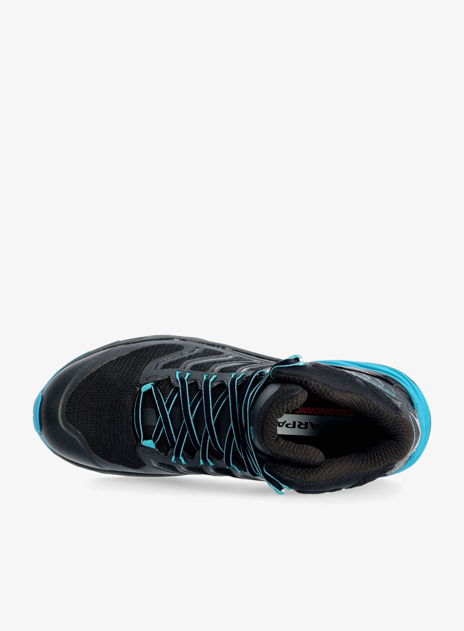 Moški pohodniški čevlji Scarpa Rush Mid GTX - black/ottanio