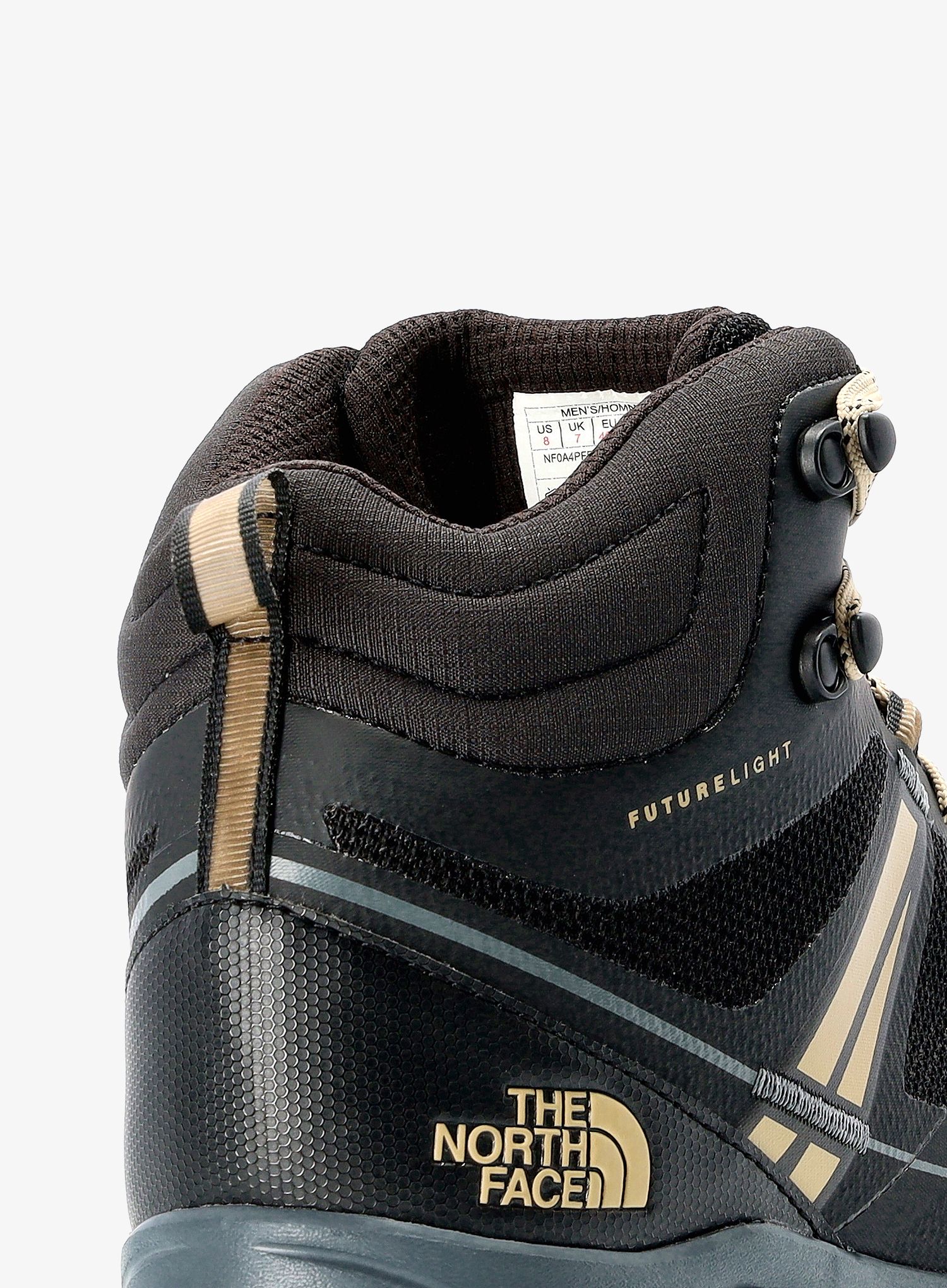 Moški pohodniški čevlji The North Face Litewave Mid FUTURELIGHT - tnf black/flax