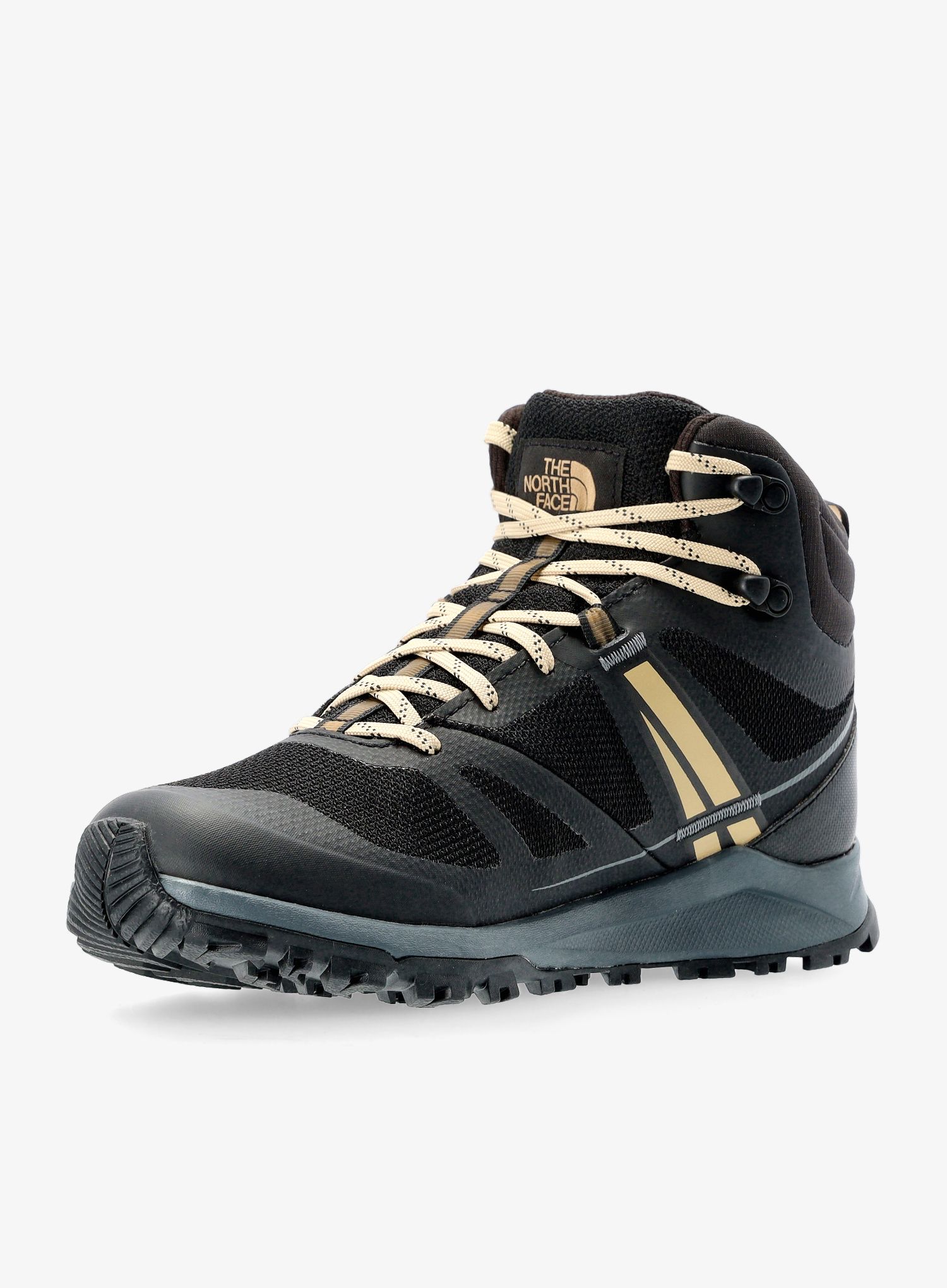 Moški pohodniški čevlji The North Face Litewave Mid FUTURELIGHT - tnf black/flax